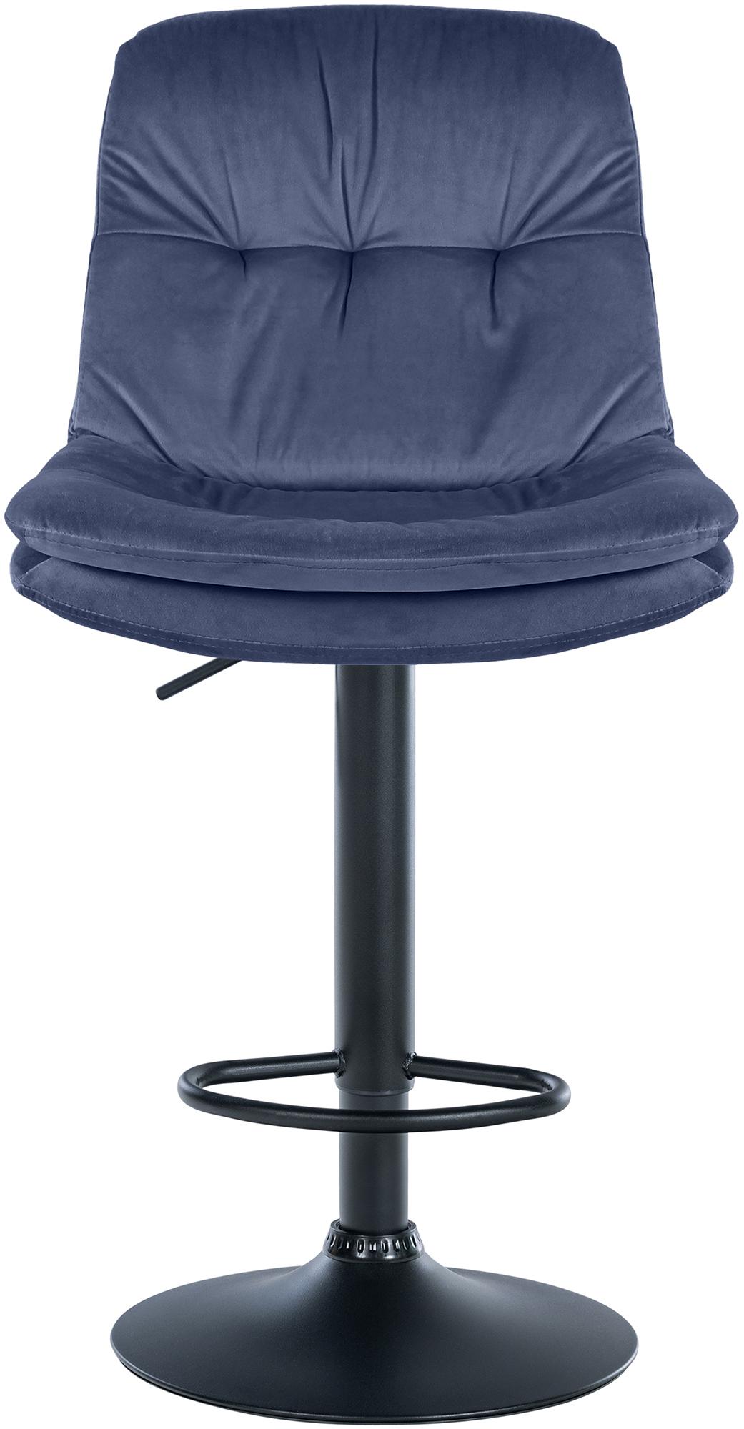 Tabouret de bar Laurel velours