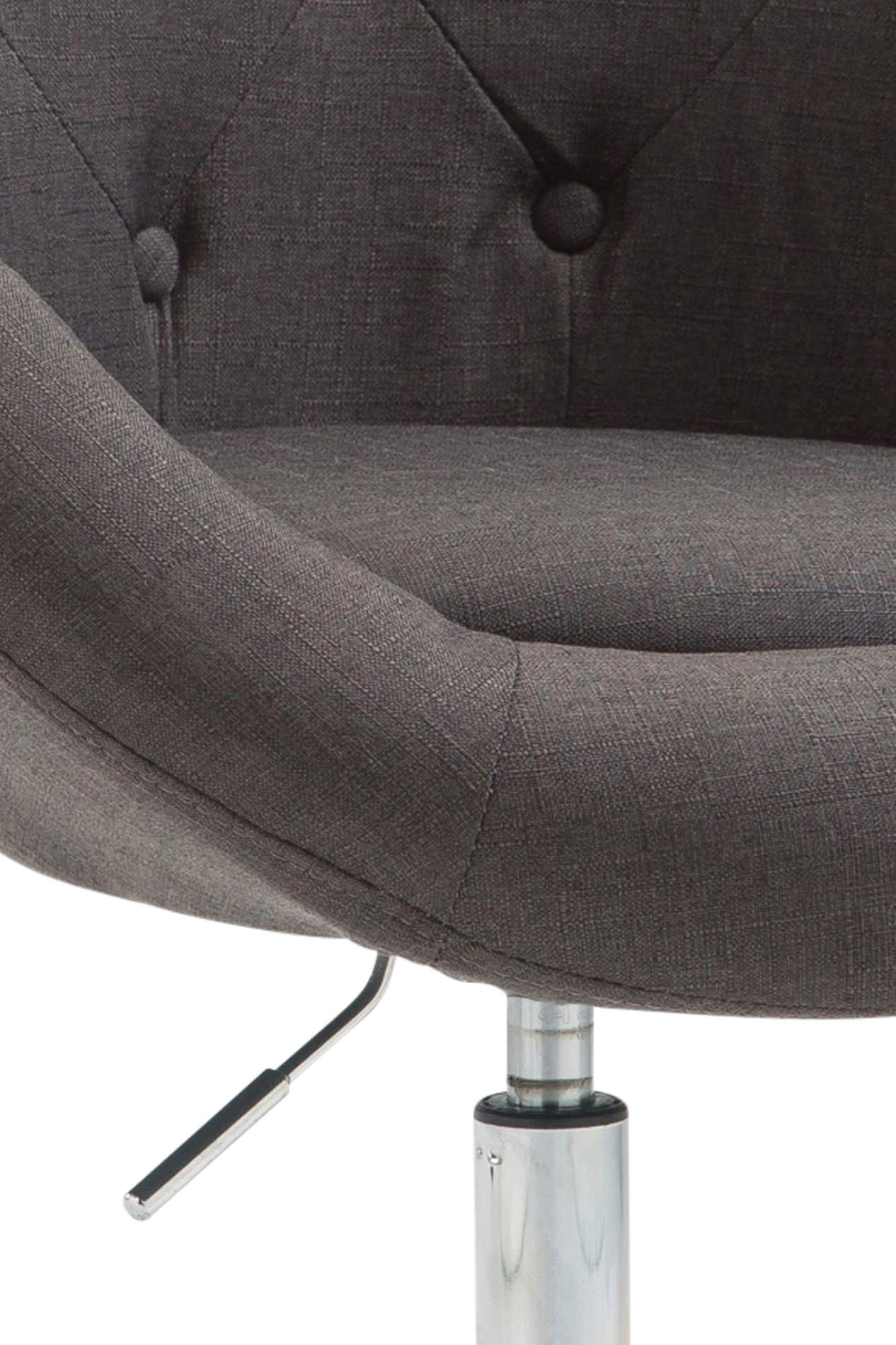CLP Chaise de Bureau London V2 en Tissu avec Hauteur ajustable et Siège pivotant