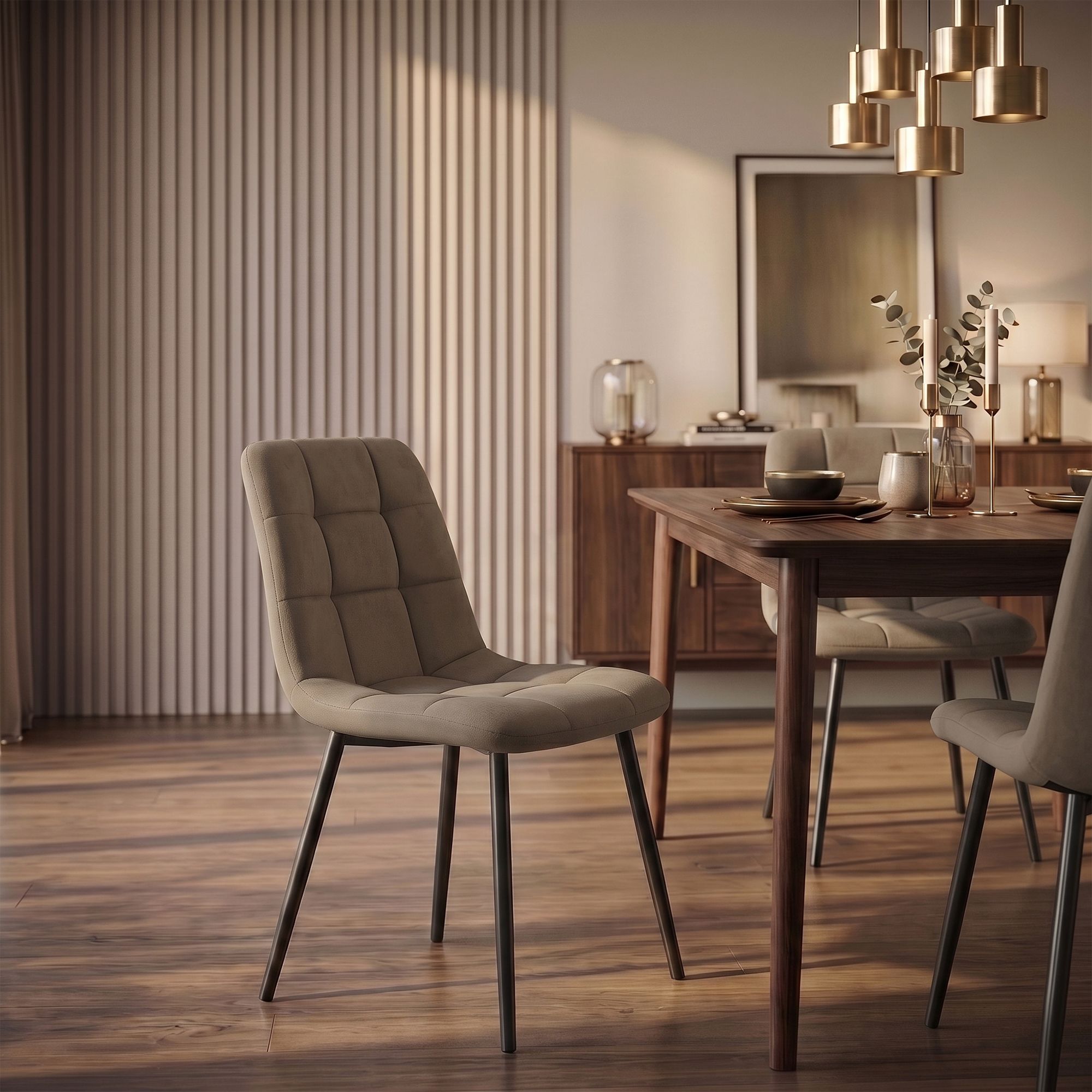 Lot de 4 chaises de salle à manger Tilde