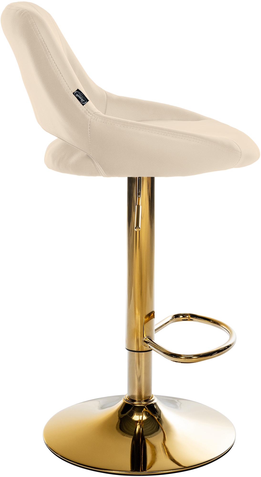 Tabouret de bar Milet en similicuir