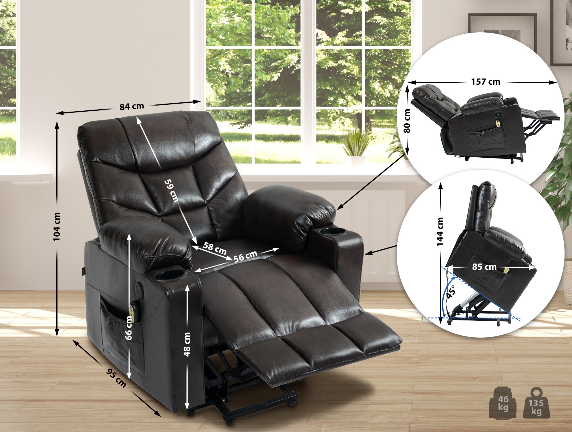Fauteuil Andover