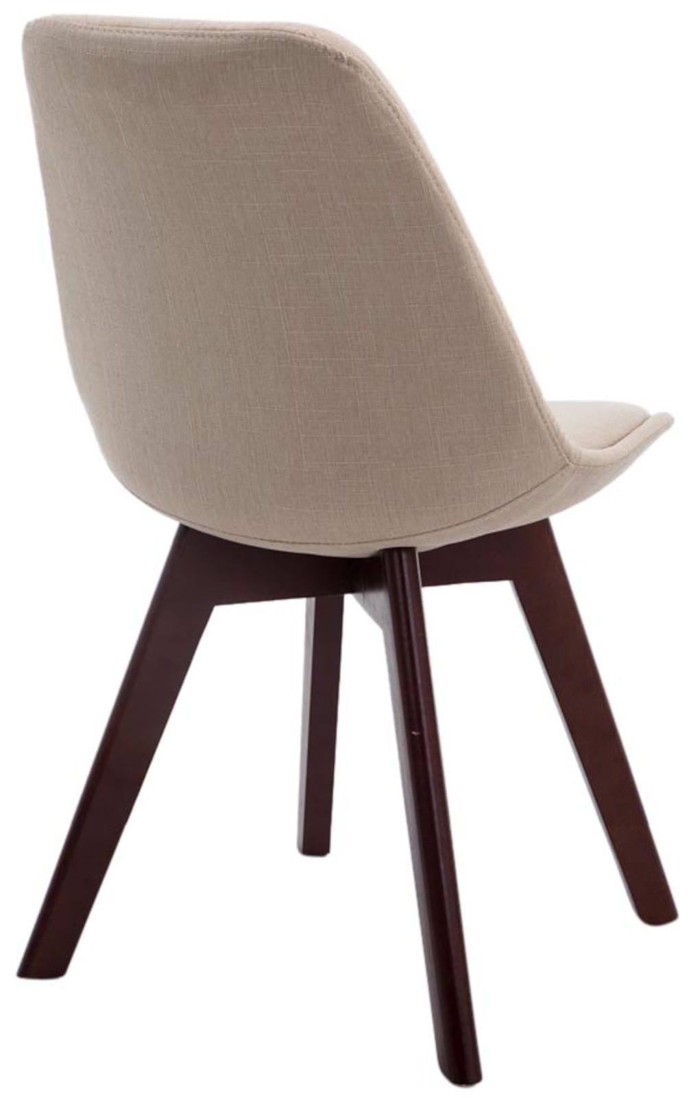 Lot de 4 chaises de salle à manger Borneo V2 en Tissu