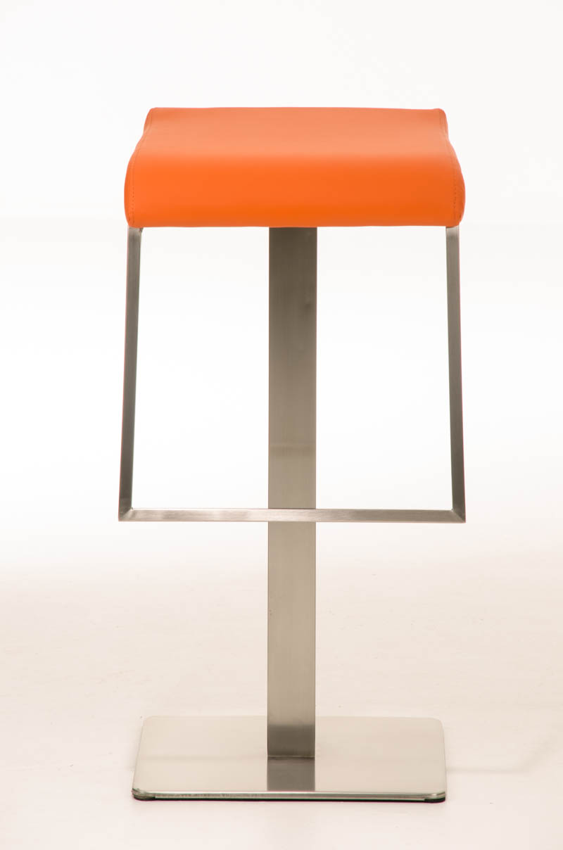 Tabouret de bar Lameng E78 en Similicuir pied en métal
