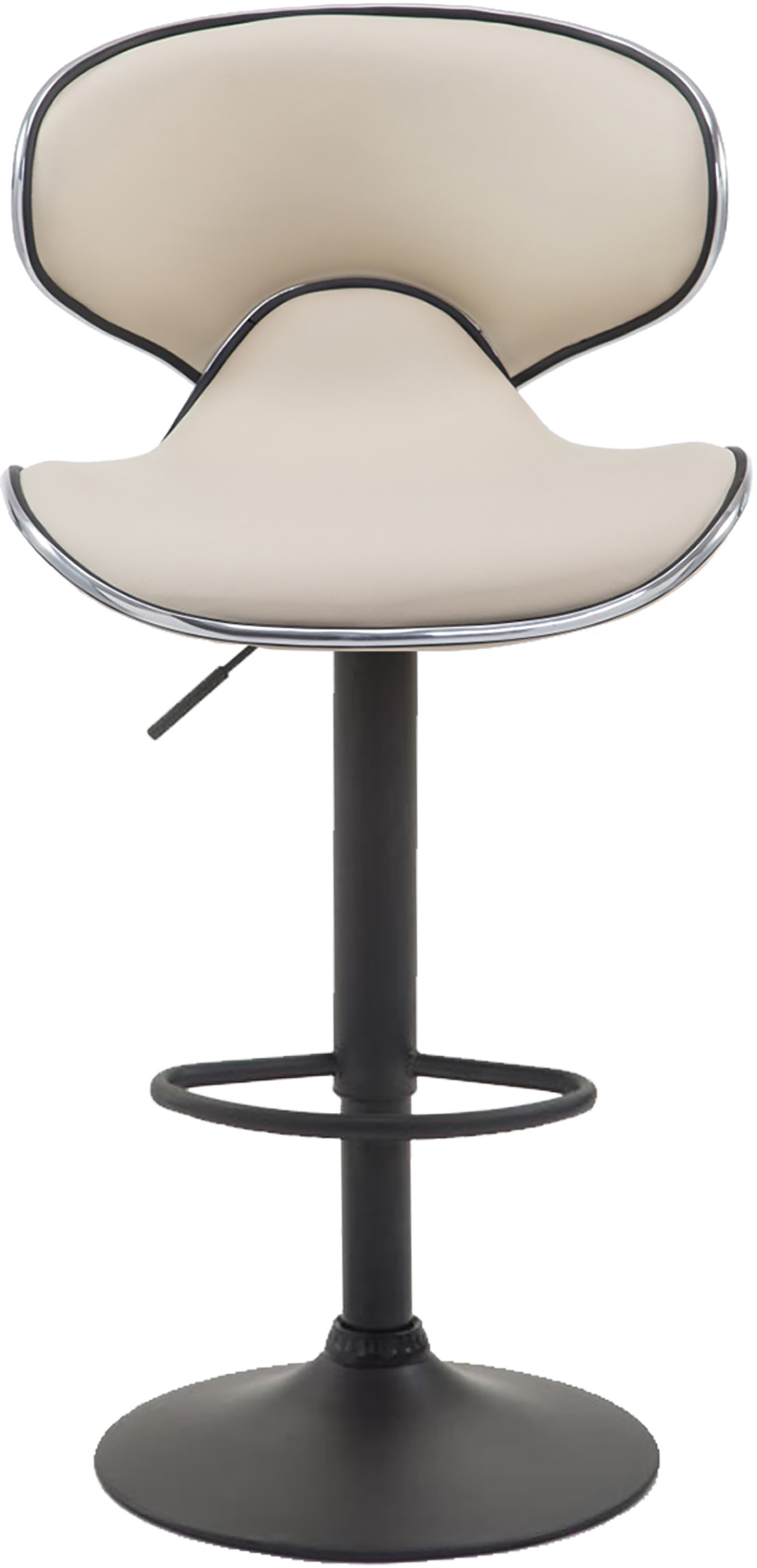 Tabouret de bar Las Vegas V2 similicuir avec pied en métal