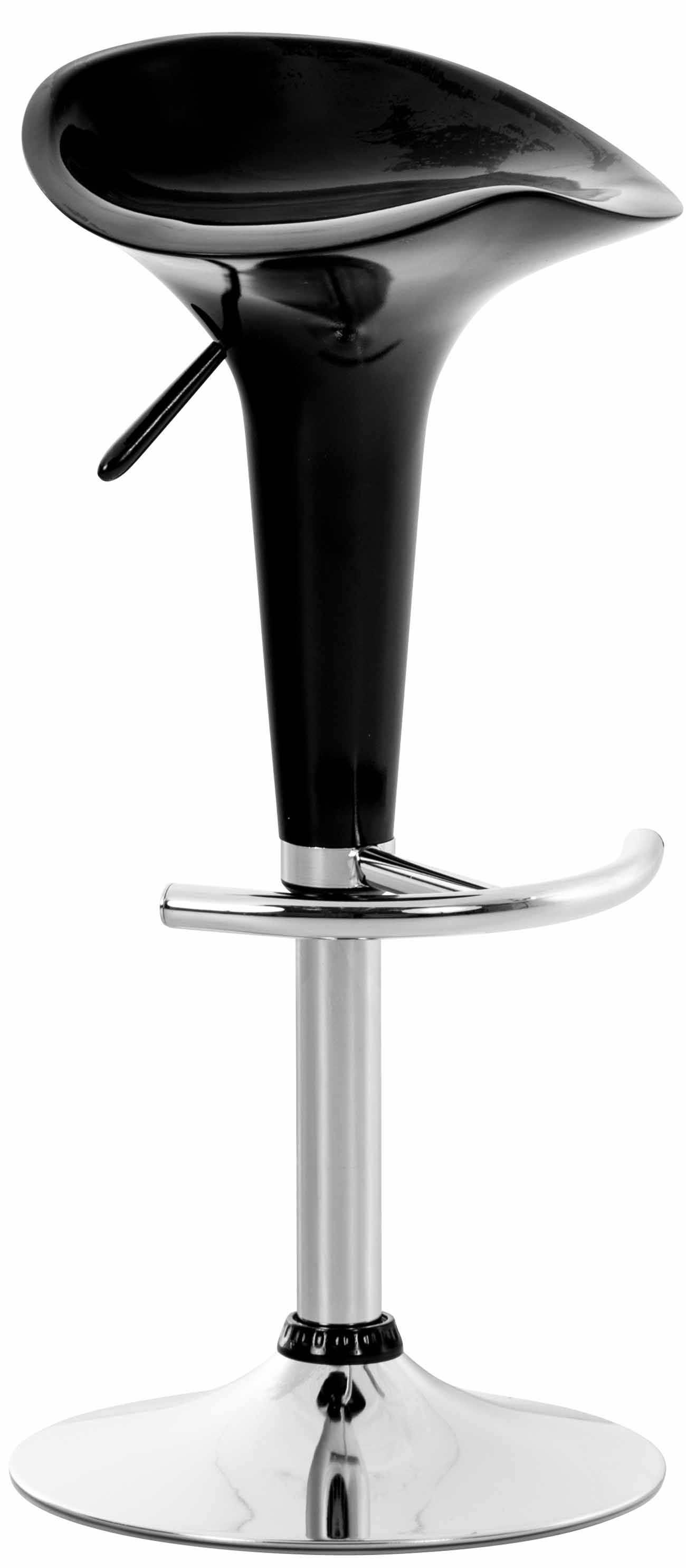 Tabouret de bar Saddle avec Assise en p^lastique pied en métal