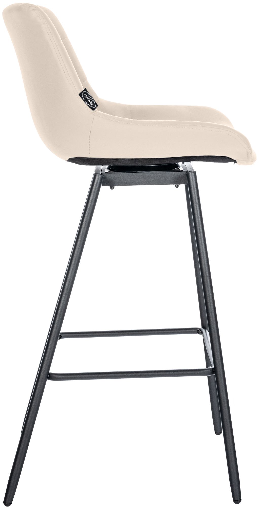 Lot de 4 tabourets de bar Weston pivotants