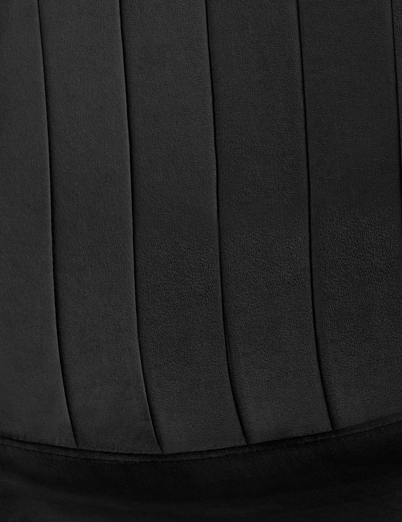 Lot de 4 chaises de salle à manger Baxter velours