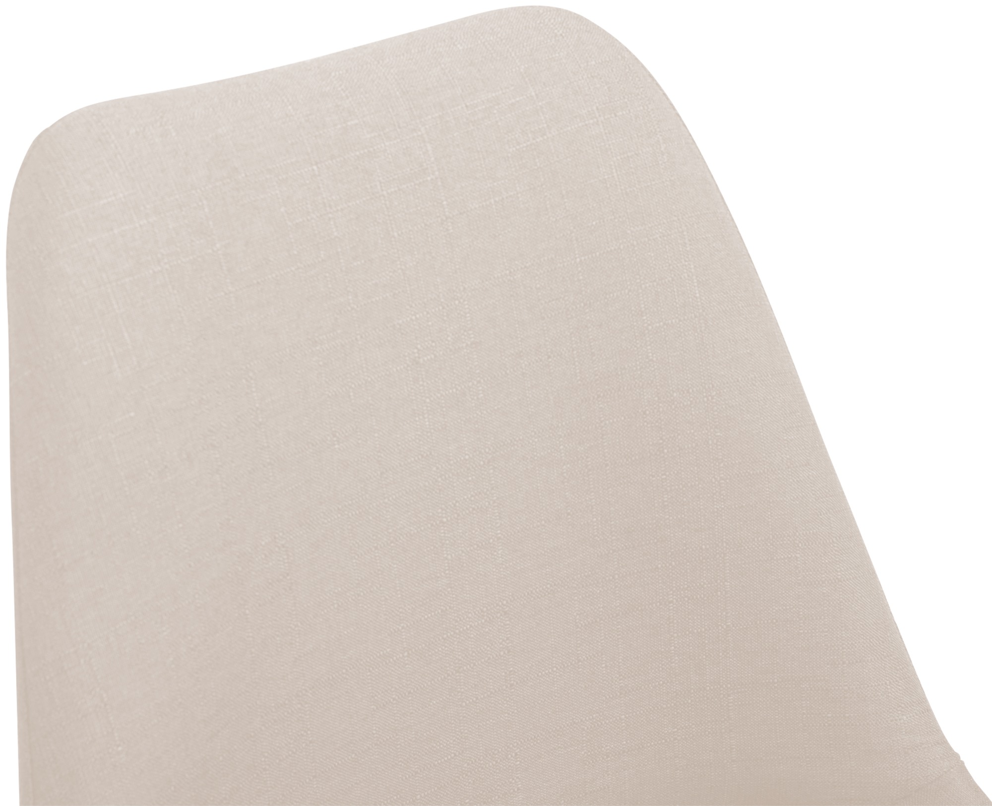 Chaise de salle à manger Maverick tissu avec pied trompette