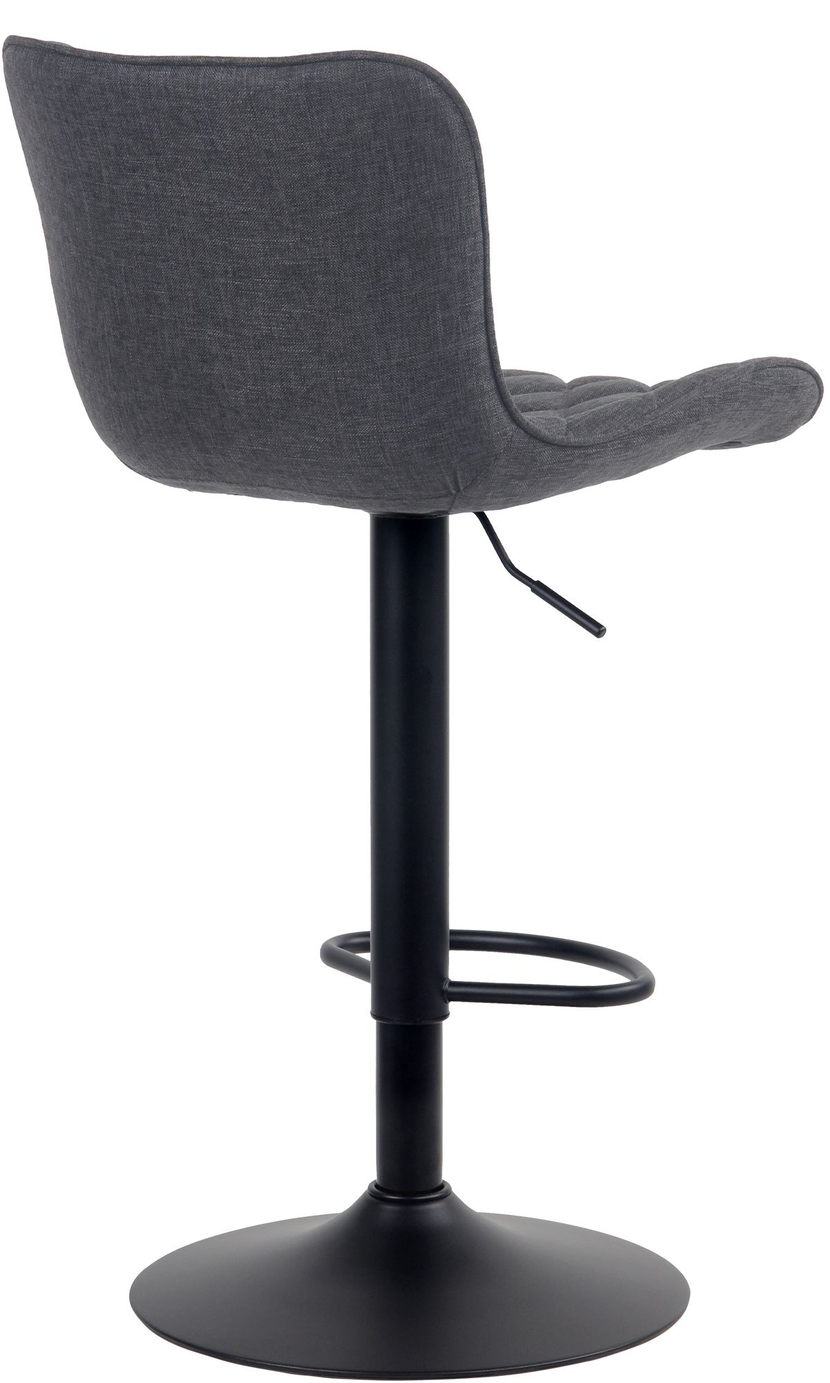 Lot de 2 Tabourets de bar Emma Pied Métal Hauteur Réglable Pivotant