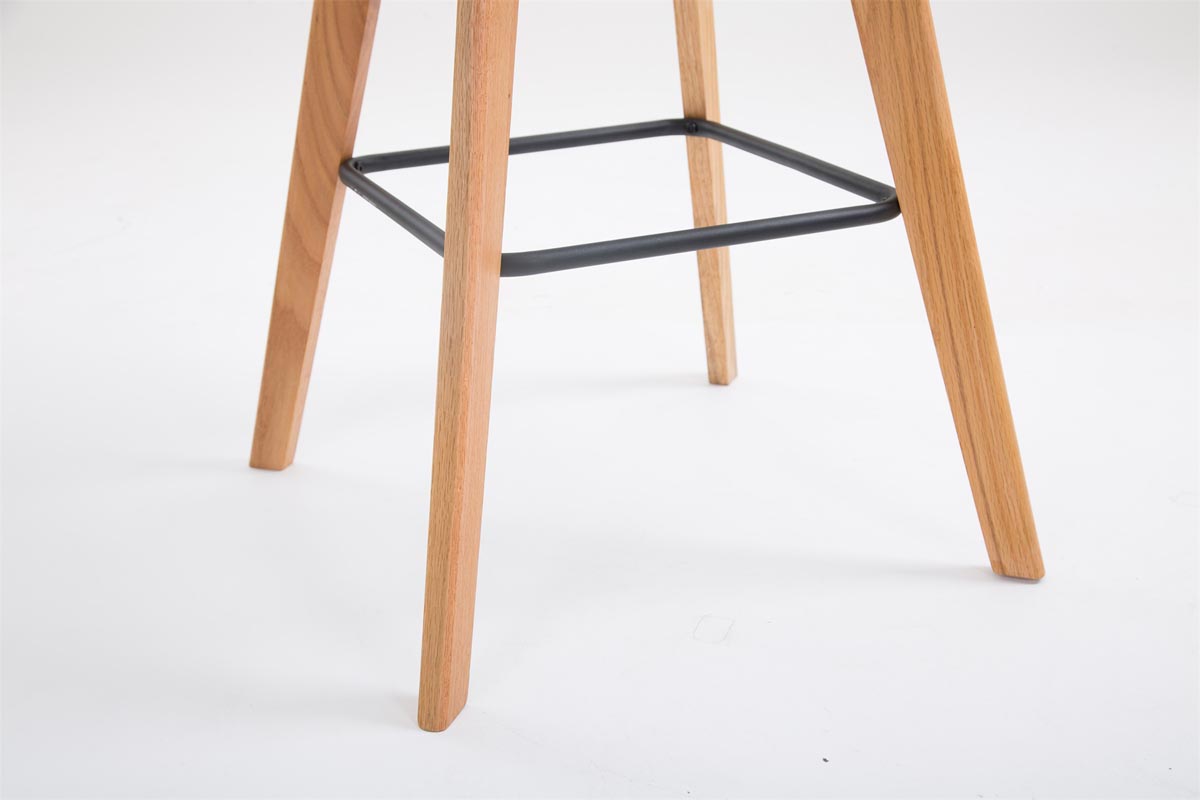 Tabouret de bar Metz à coque plastique