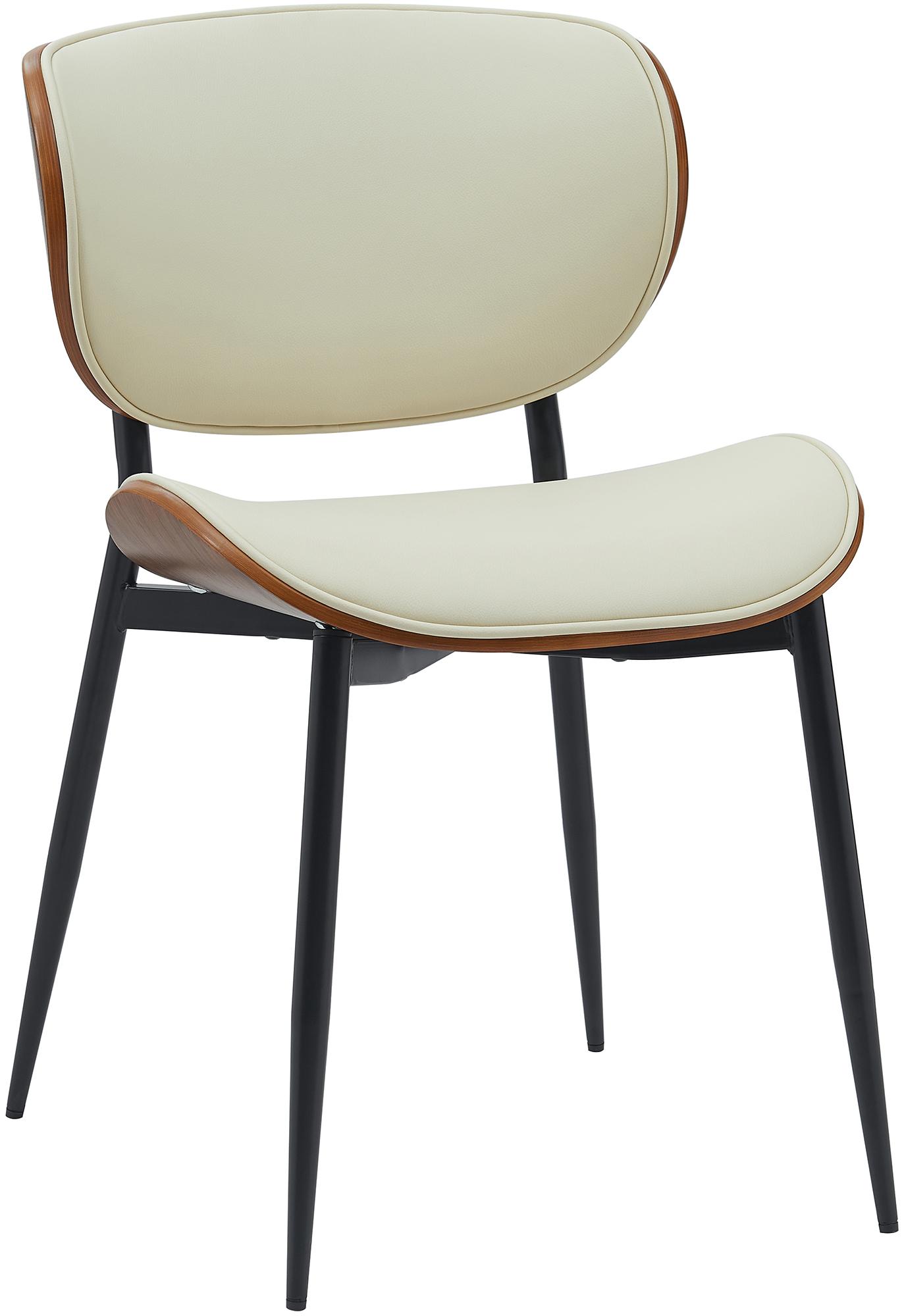 Chaise Enid habillée de similicuir ou de tissu