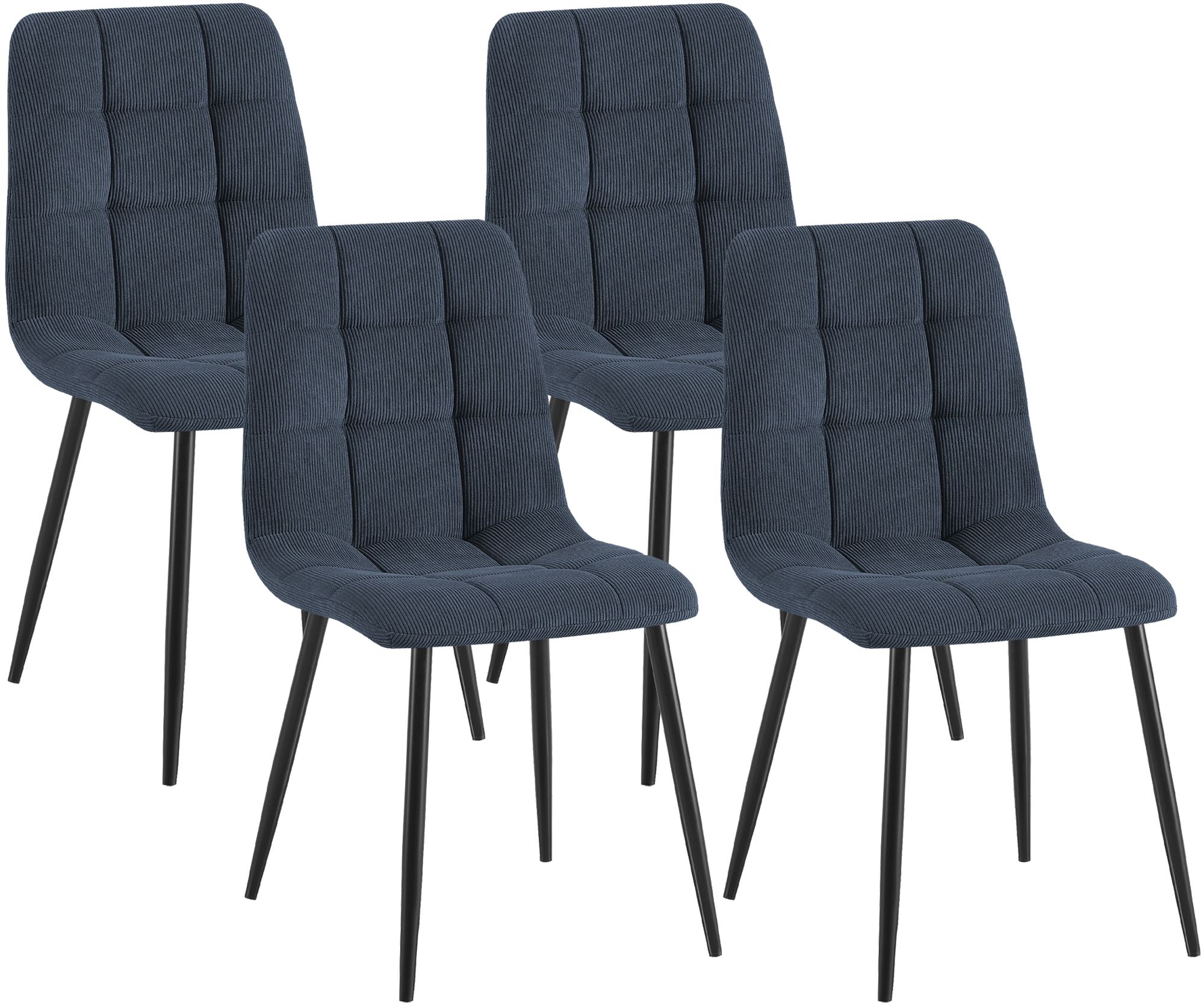 Lot de 4 chaises de salle à manger Tilde