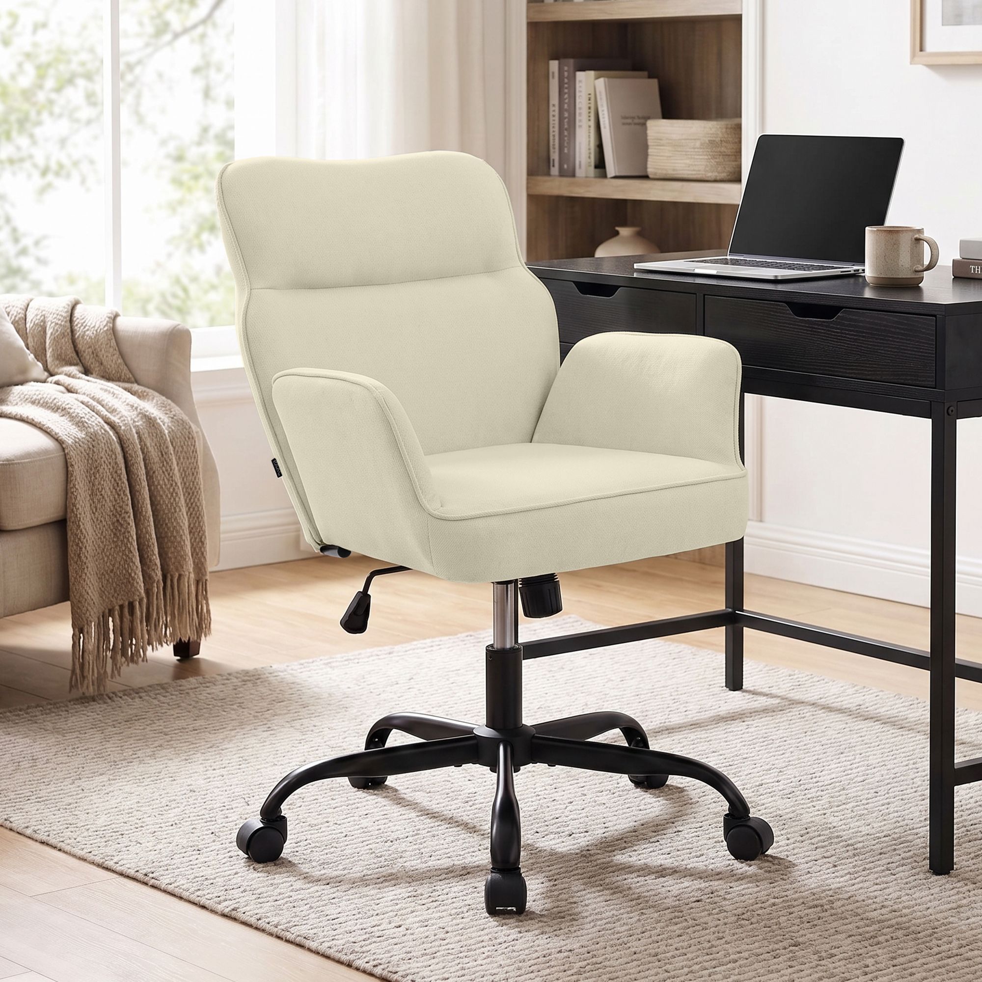 Chaise de bureau Amado tissu
