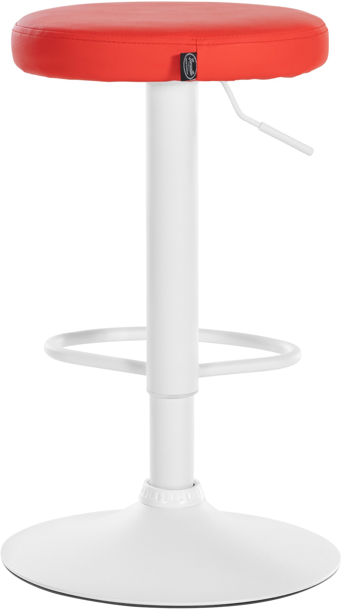 Lot de 2 tabourets de bar Ponte en similicuir