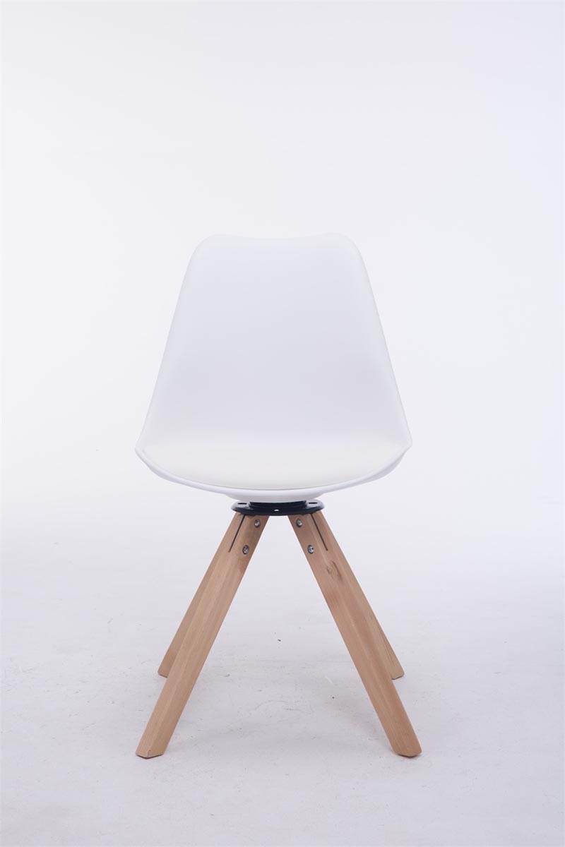 Chaise de salle à manger Troyes Pivotante Piétement en Forme Carrée