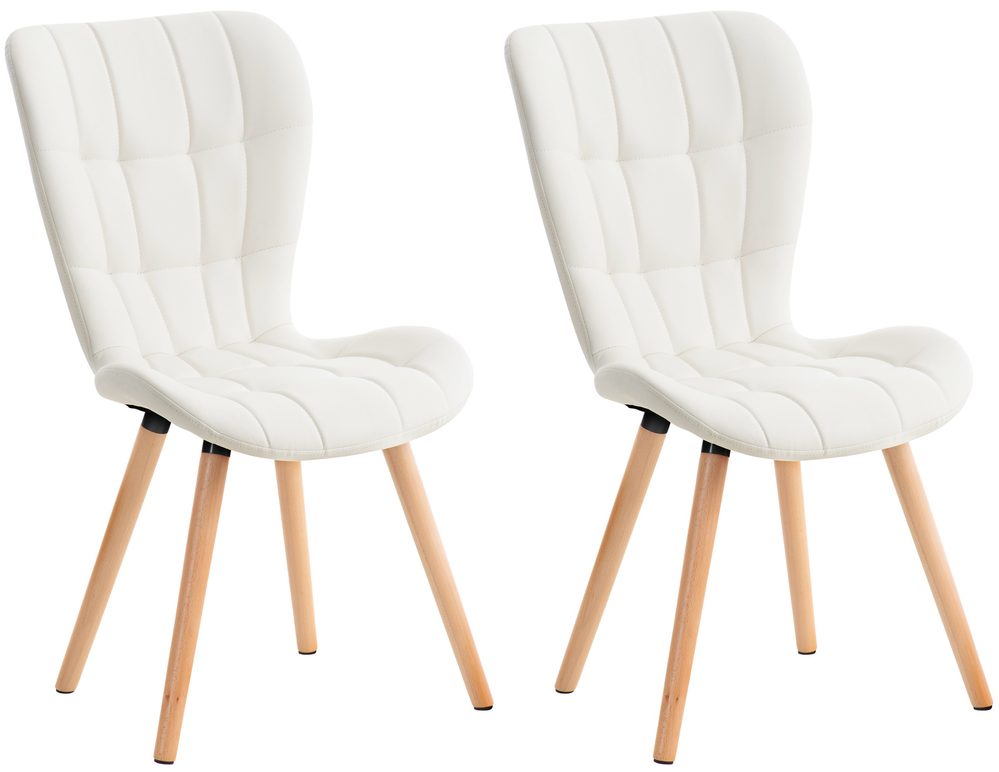 Lot de 2 chaises de salle à manger Elda