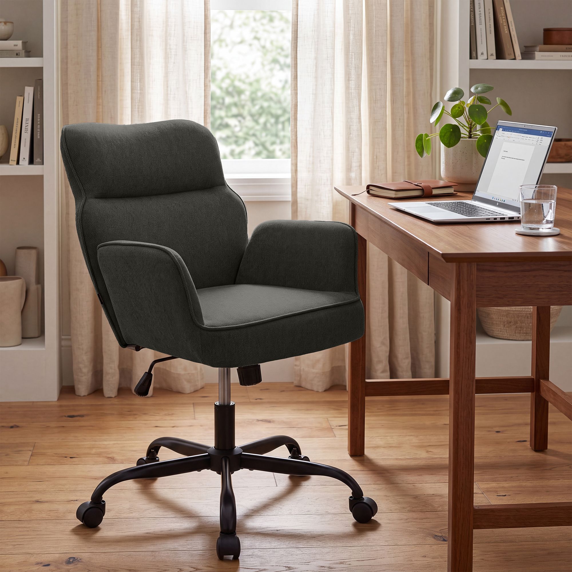Chaise de bureau Amado tissu