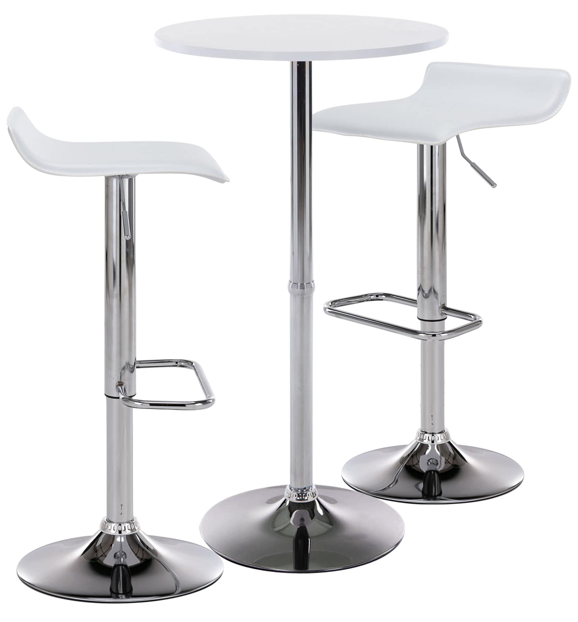 Ensemble de bar Esberg avec 1 Table haute et 2 tabourets de bar