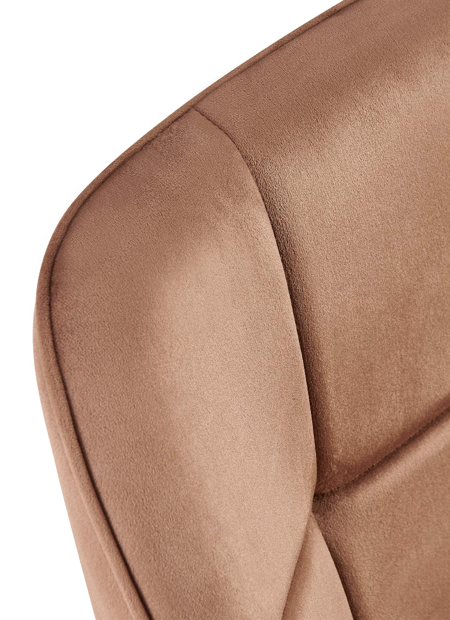 Lot de 2 chaises de salle à manger Roseville velours