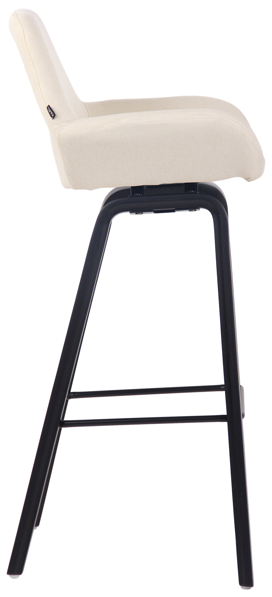 Tabouret de bar Newnan en tissu à 4 pieds