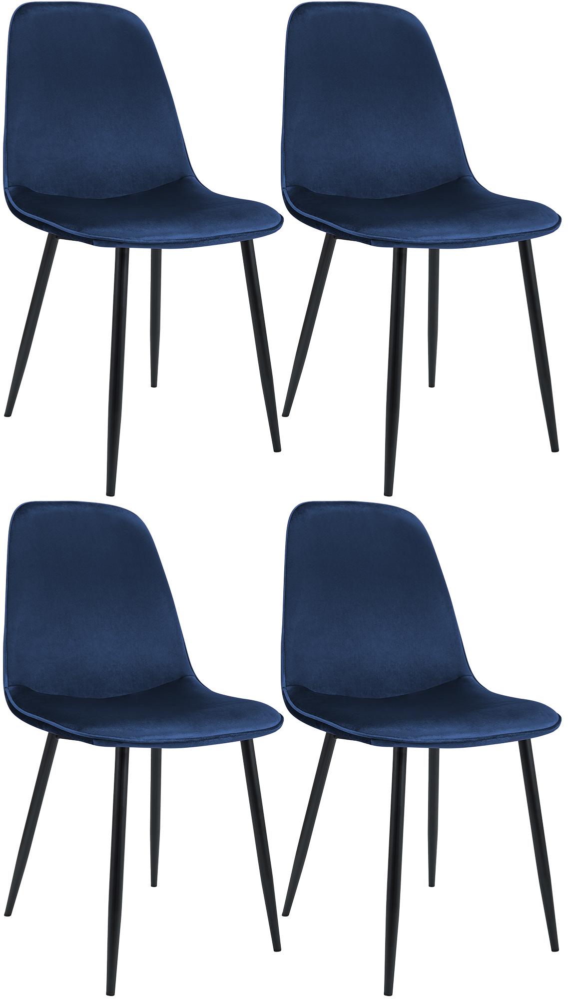 Ensemble de 4 chaises de salle à manger Maryam