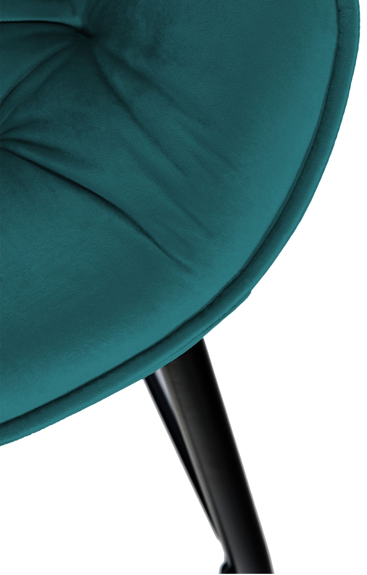 Tabouret de bar Gibson velours hauteur d'assise 76 cm