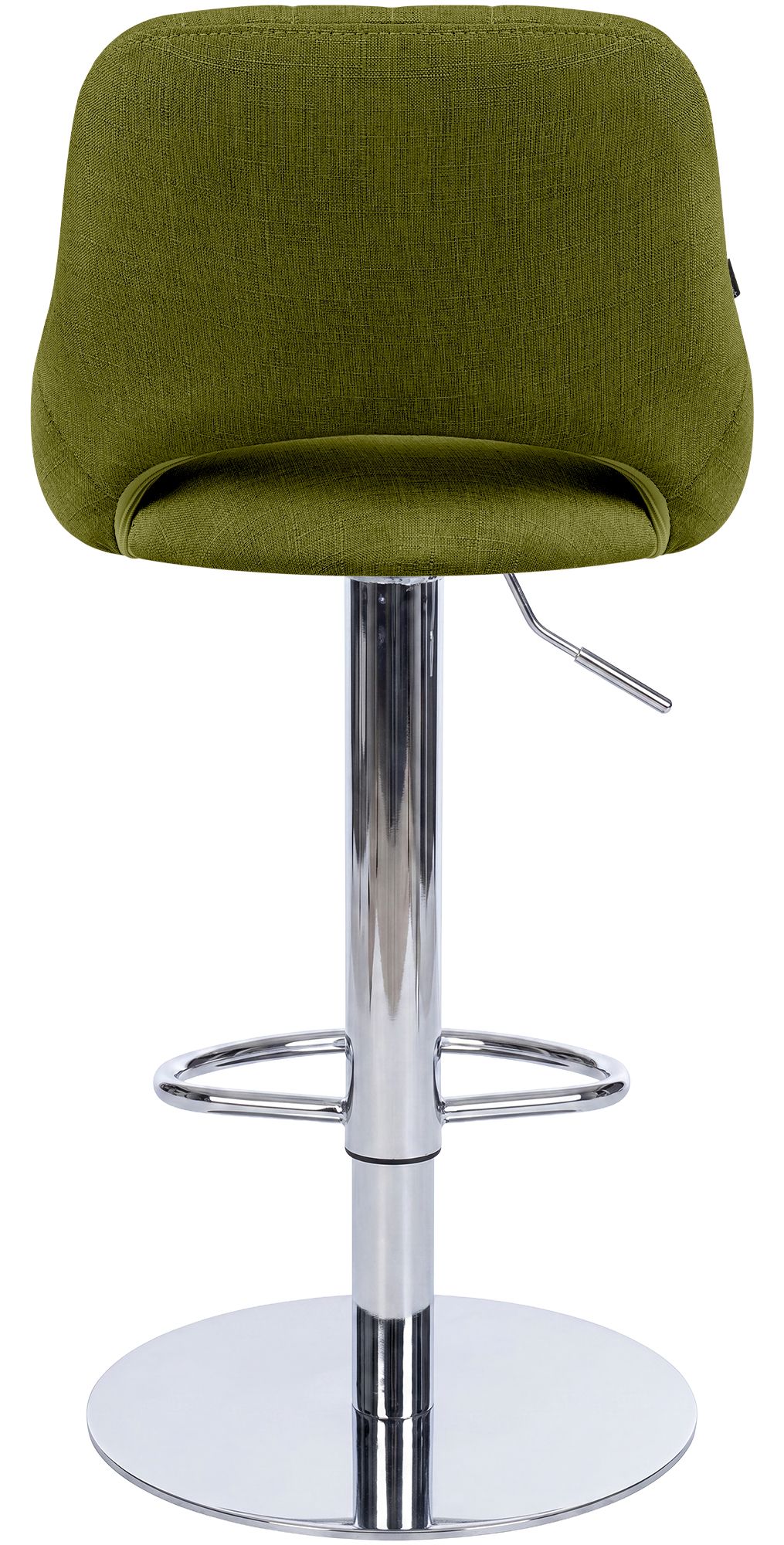 Lot de 2 tabourets de bar Milet chromés avec socles extra lourds