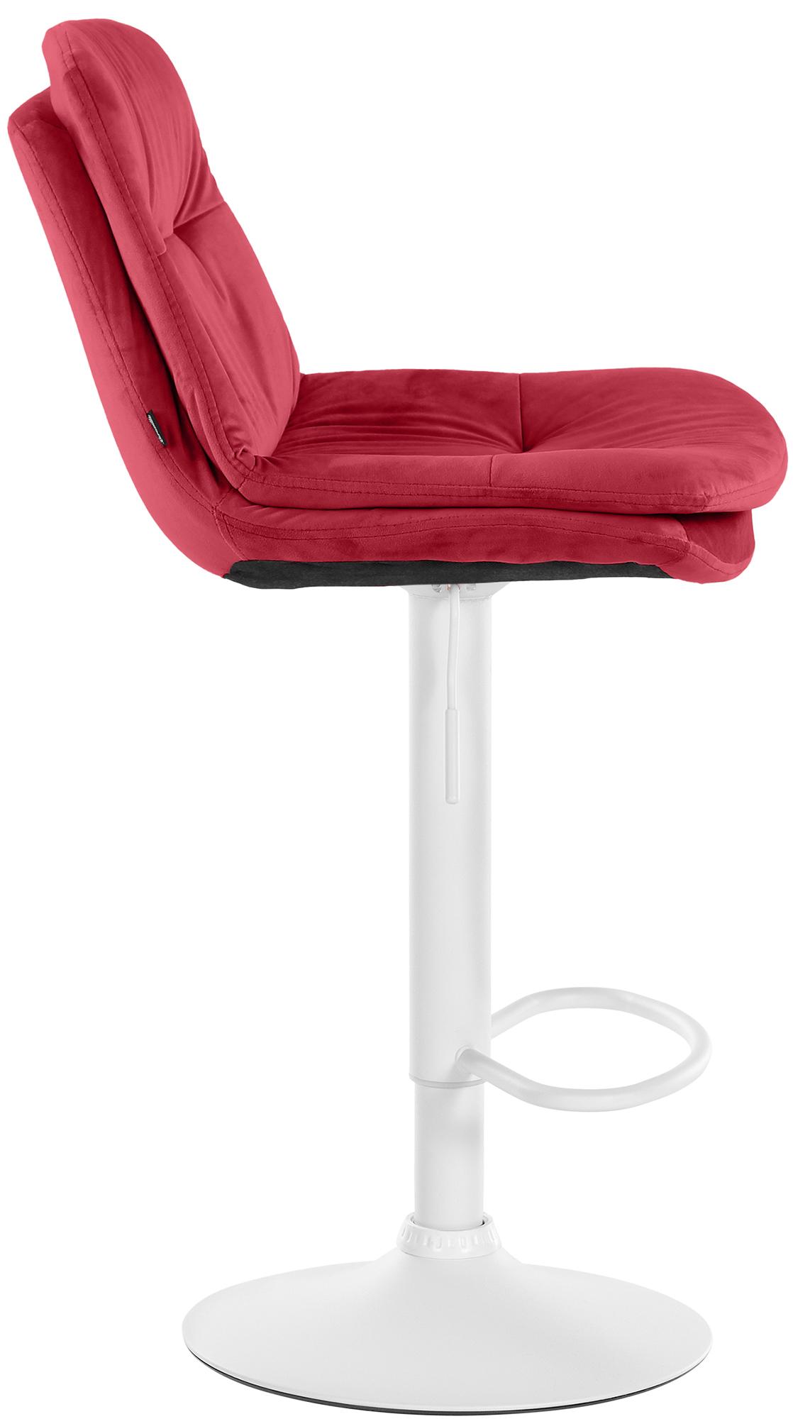 Tabouret de bar Laurel velours
