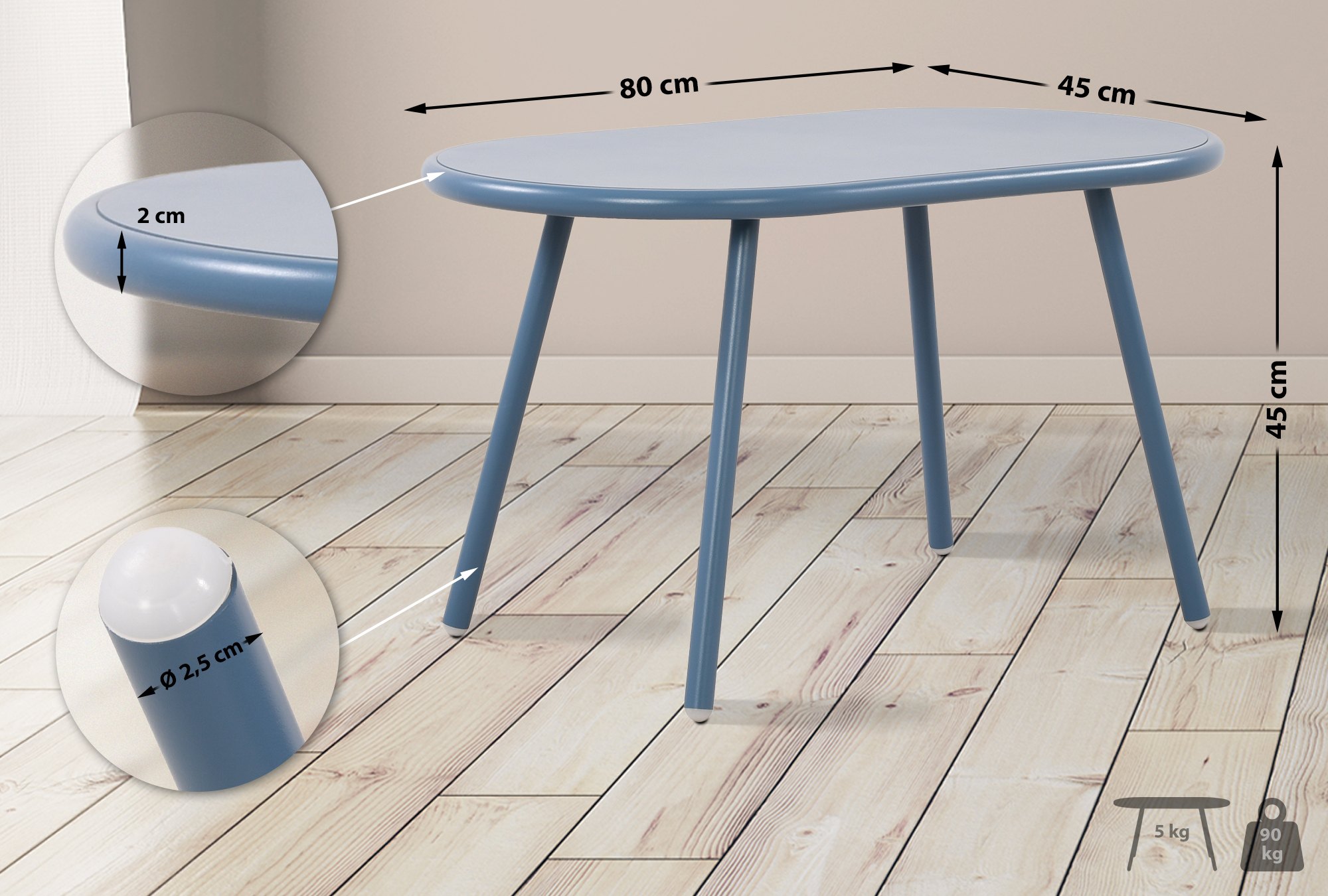 Table basse d'extérieur Velva