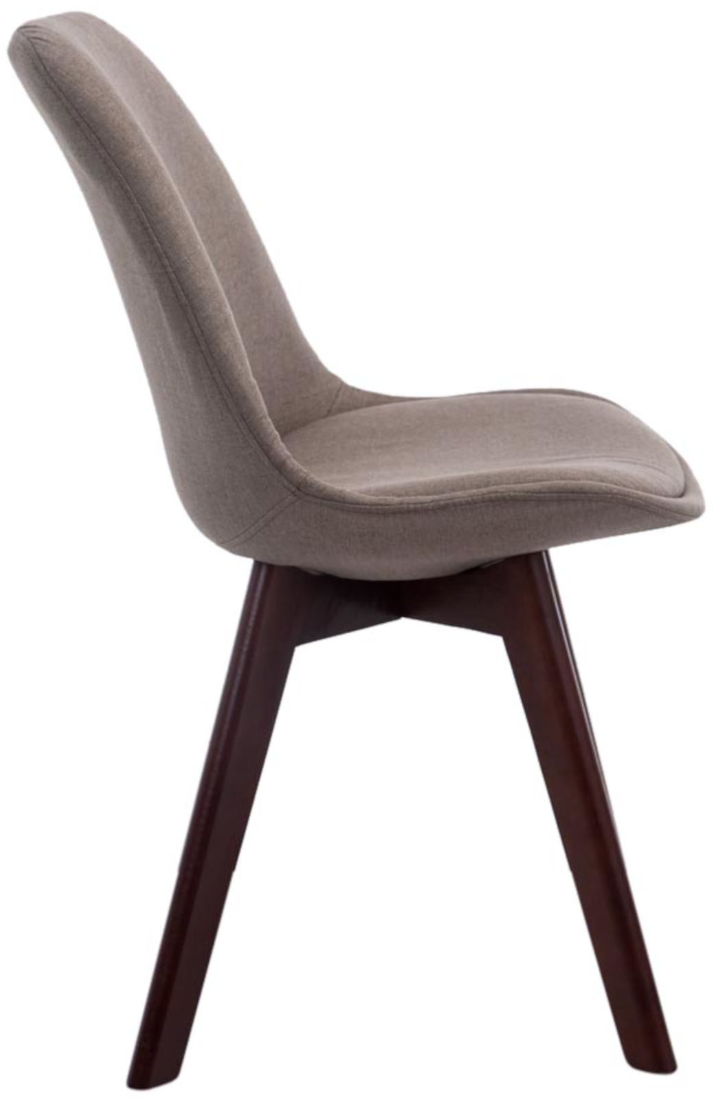 Lot de 4 chaises de salle à manger Borneo V2 en Tissu