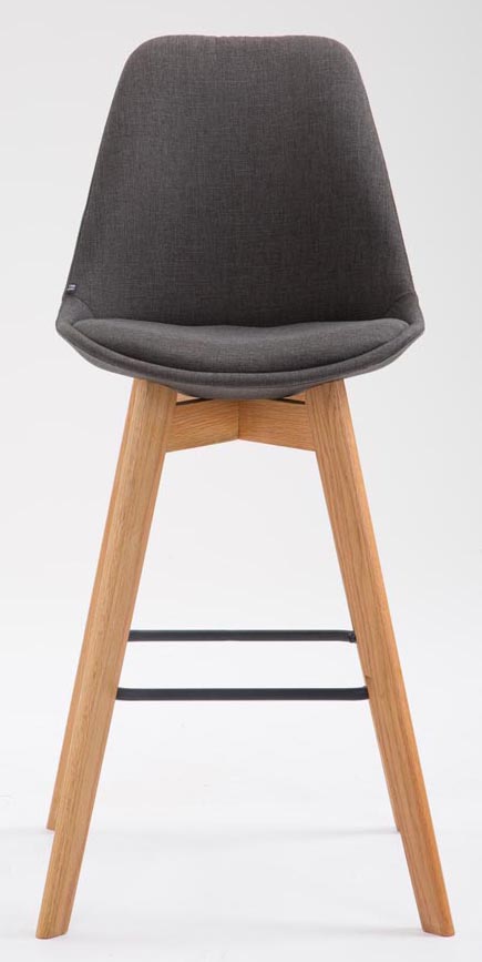 Lot de 2 tabourets de bar Metz en tissu