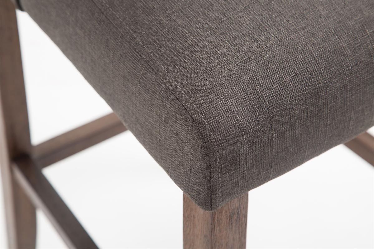 Lot de 2 Tabourets de bar Cassandra Tissu