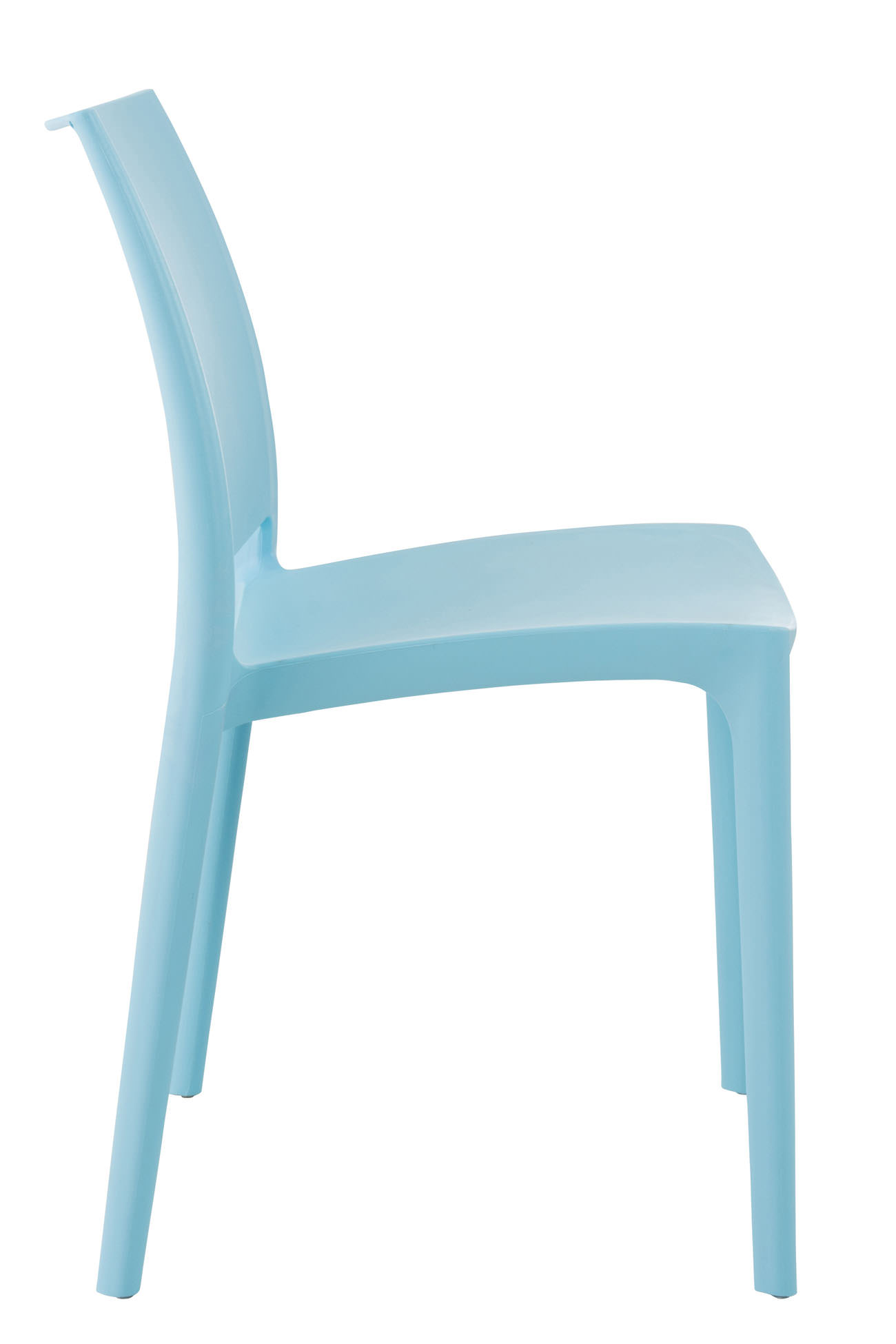 Lot de 2 chaises de jardin empilables Maya en plastique