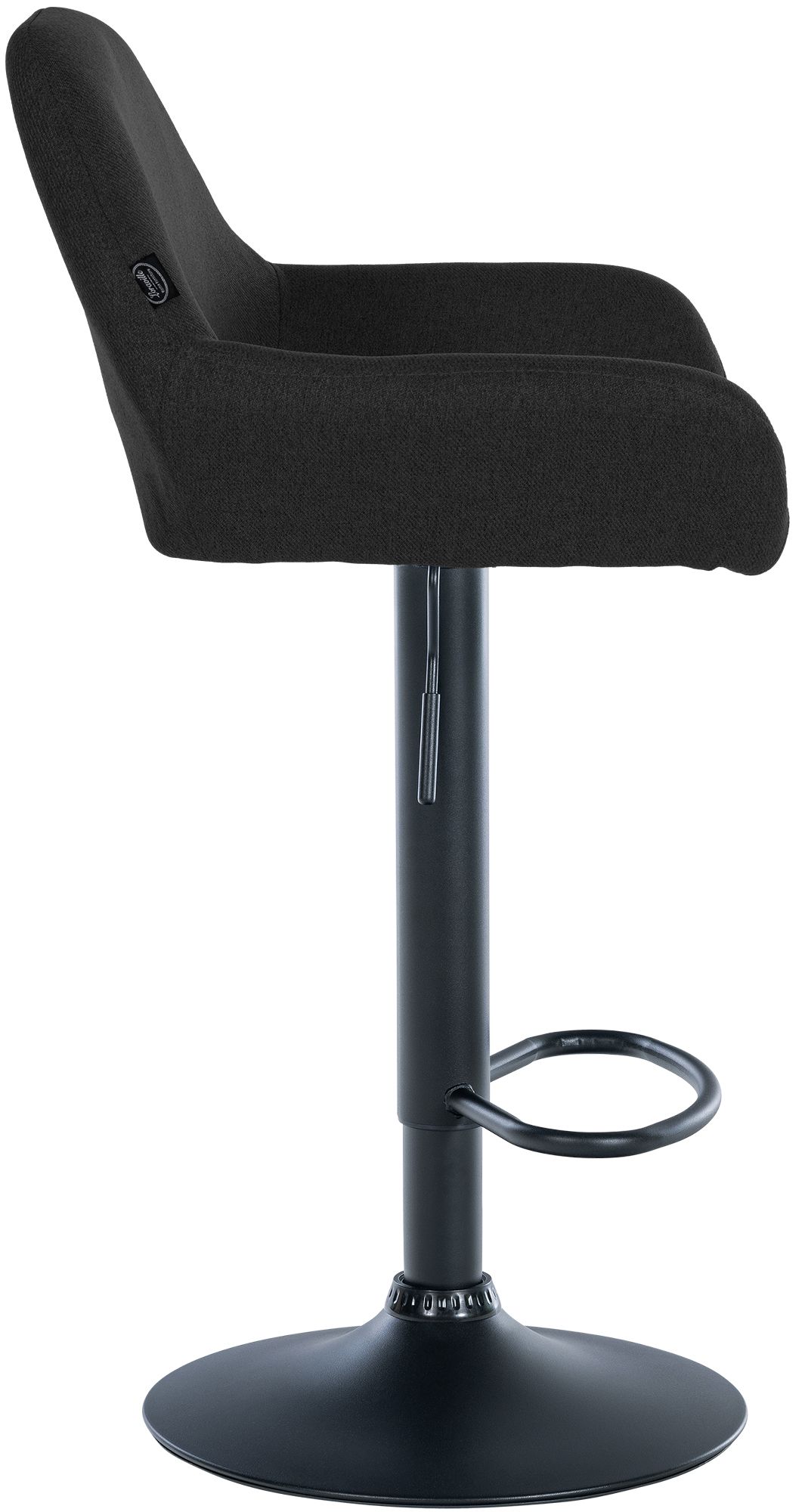 Lot de 2 tabourets de bar Braga en tissu