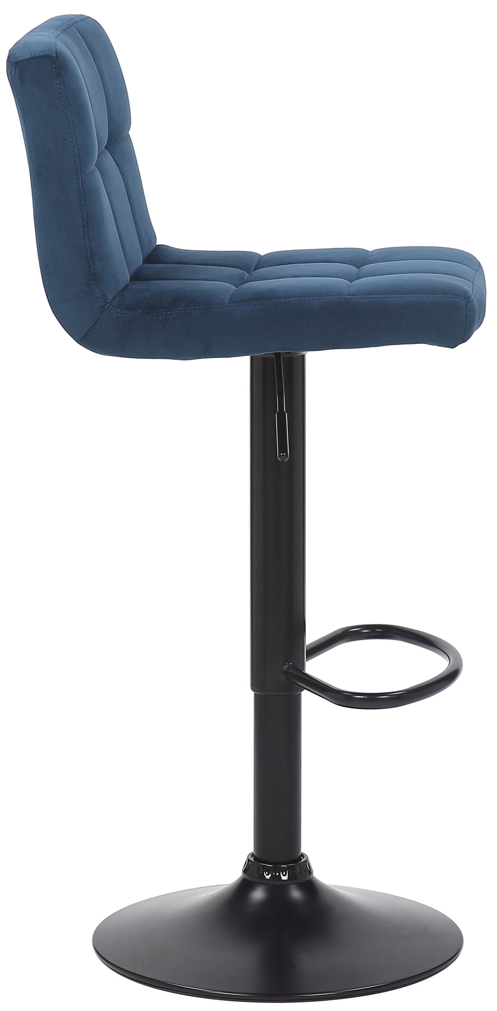 Lot de 2 Tabourets de bar Feni en velours