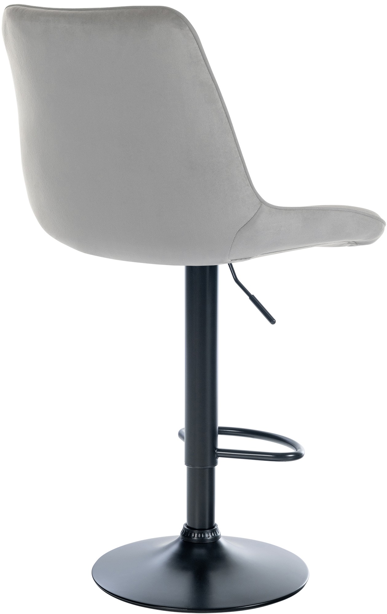 Lot de 2 tabourets de bar Toni velours