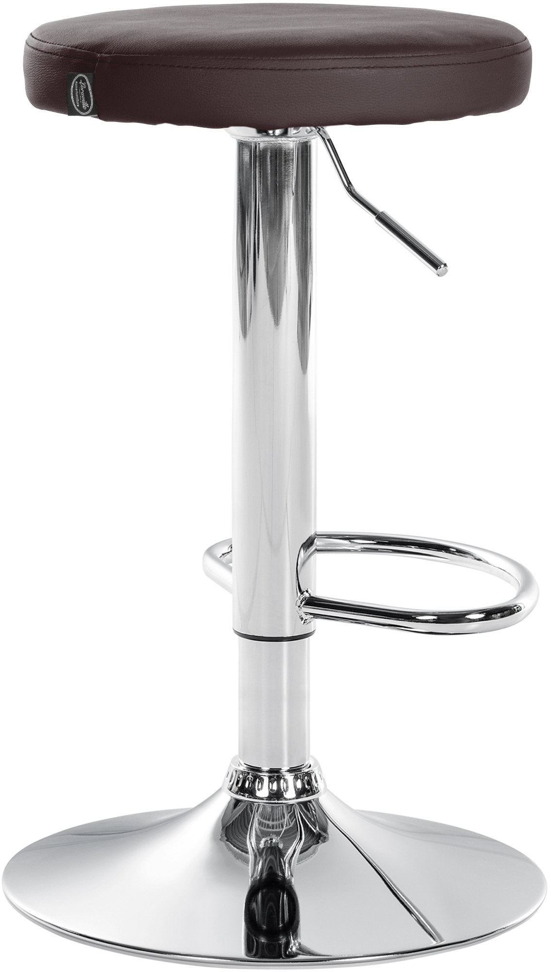 Lot de 2 tabourets de bar Ponte en similicuir