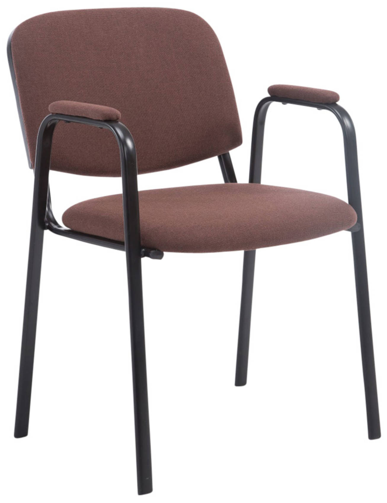 Lot de 4 Chaises Empilables Ken Pro en Tissu