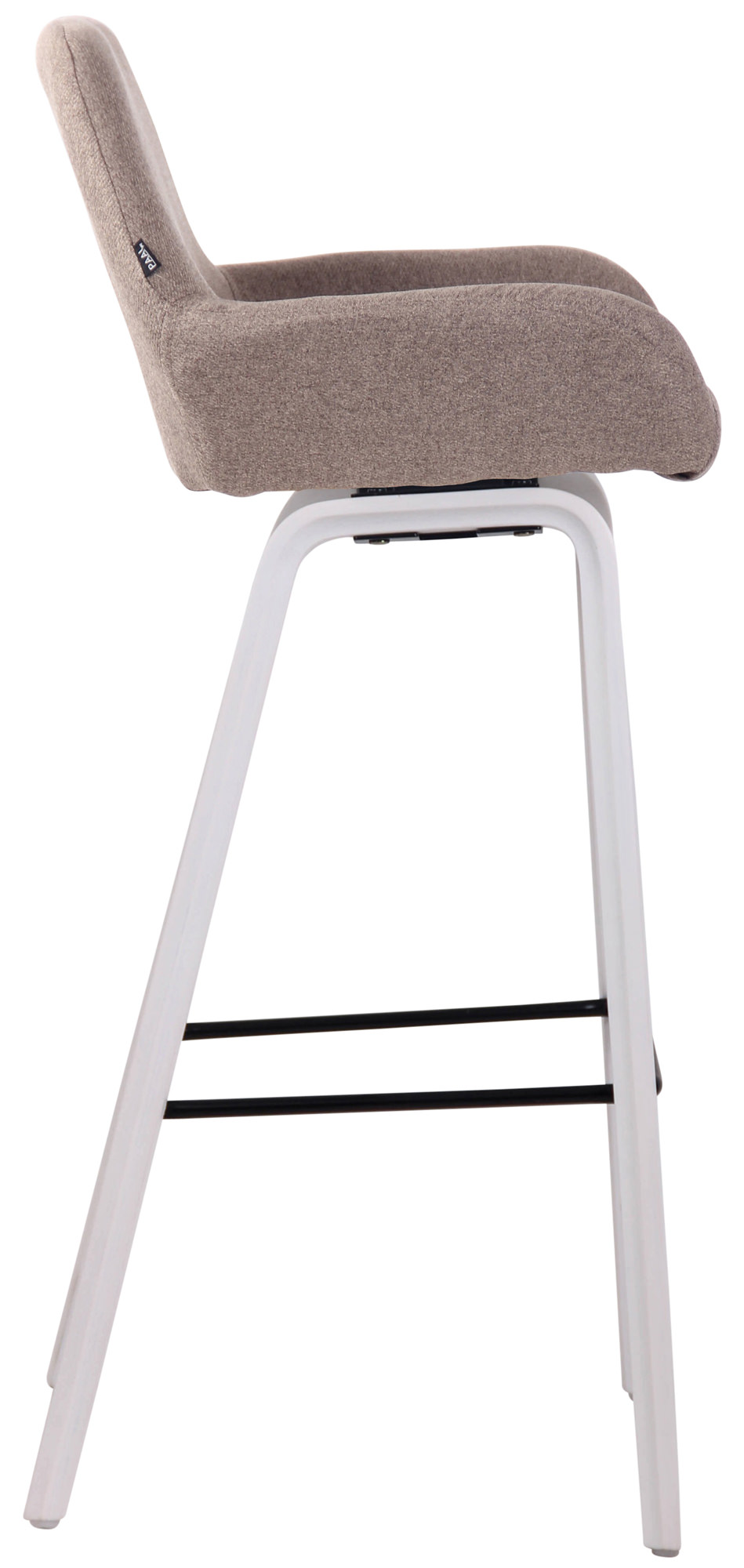 Tabouret de bar Newnan en tissu à 4 pieds