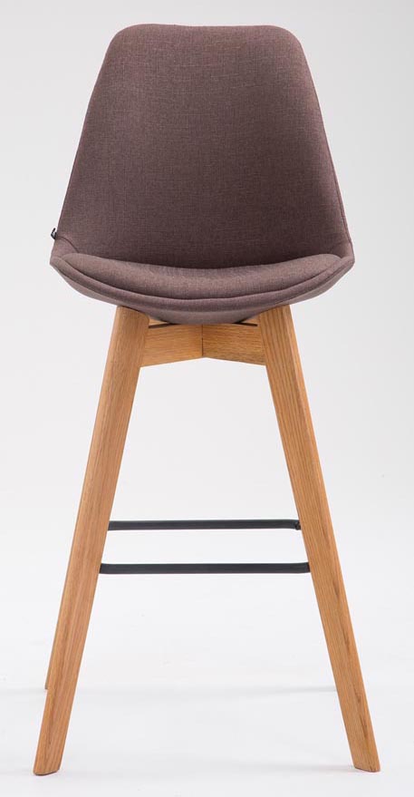 Lot de 2 tabourets de bar Metz en tissu