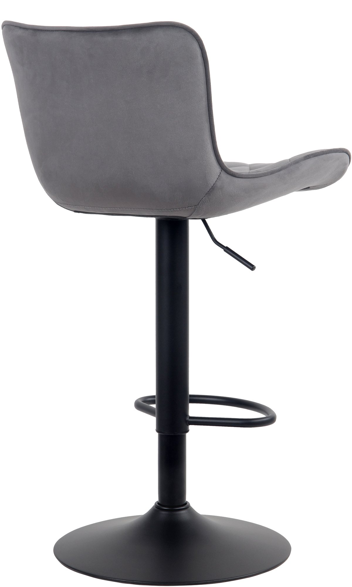 Tabouret de bar Emma Pied en Métal Hauteur réglable Siège pivotant