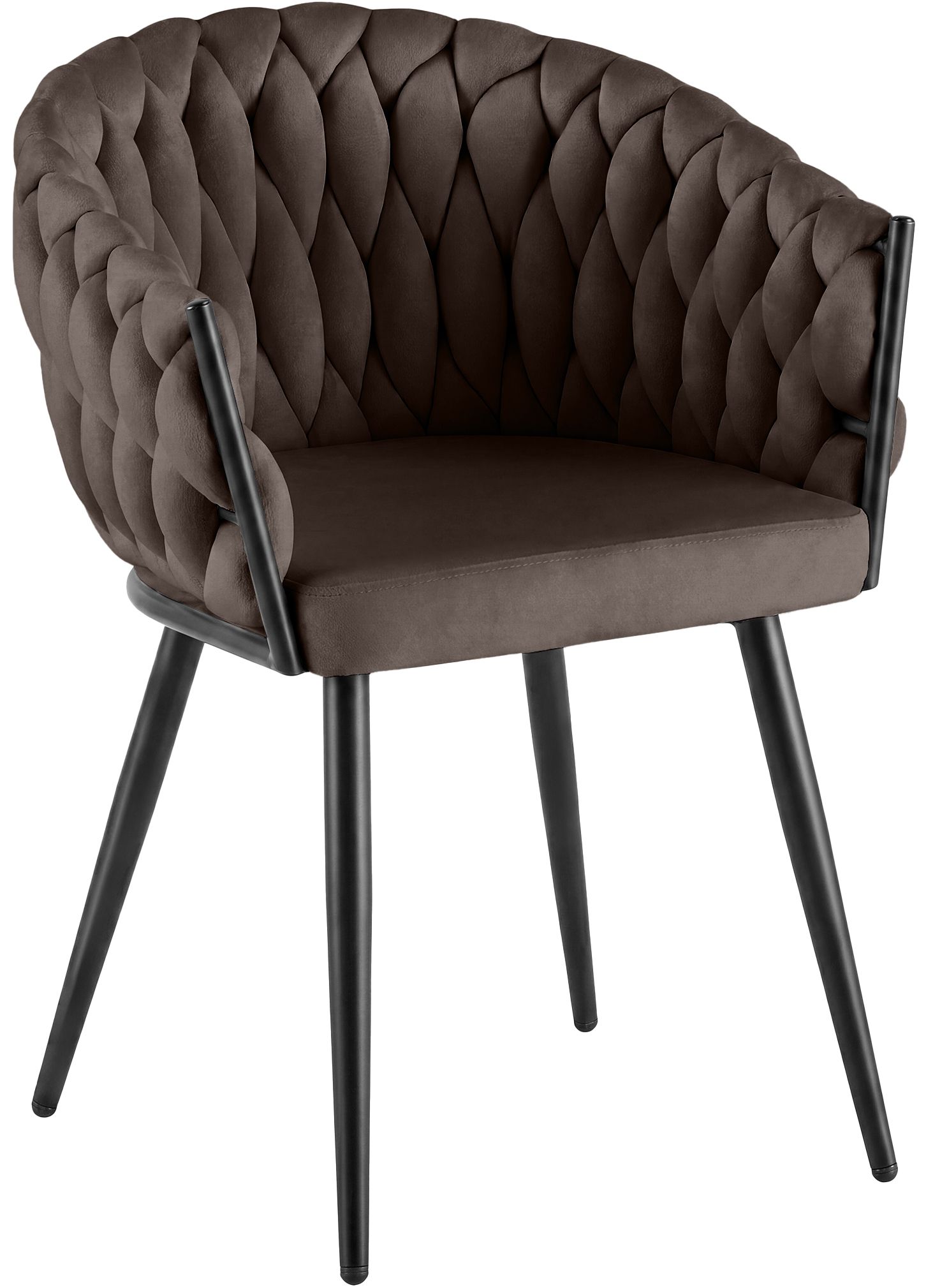 Chaise de salle a manger Molise velours