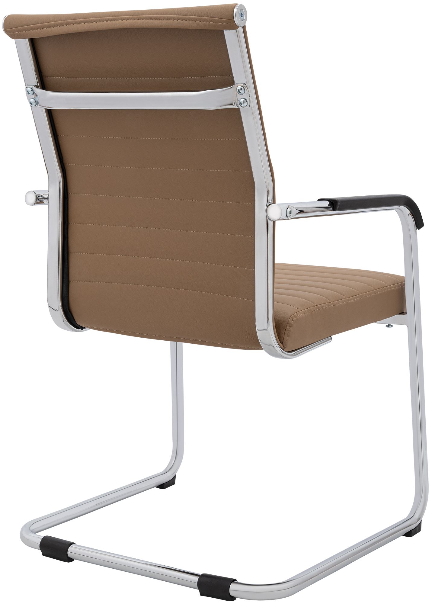Chaise cantilever Hakon aspect cuir