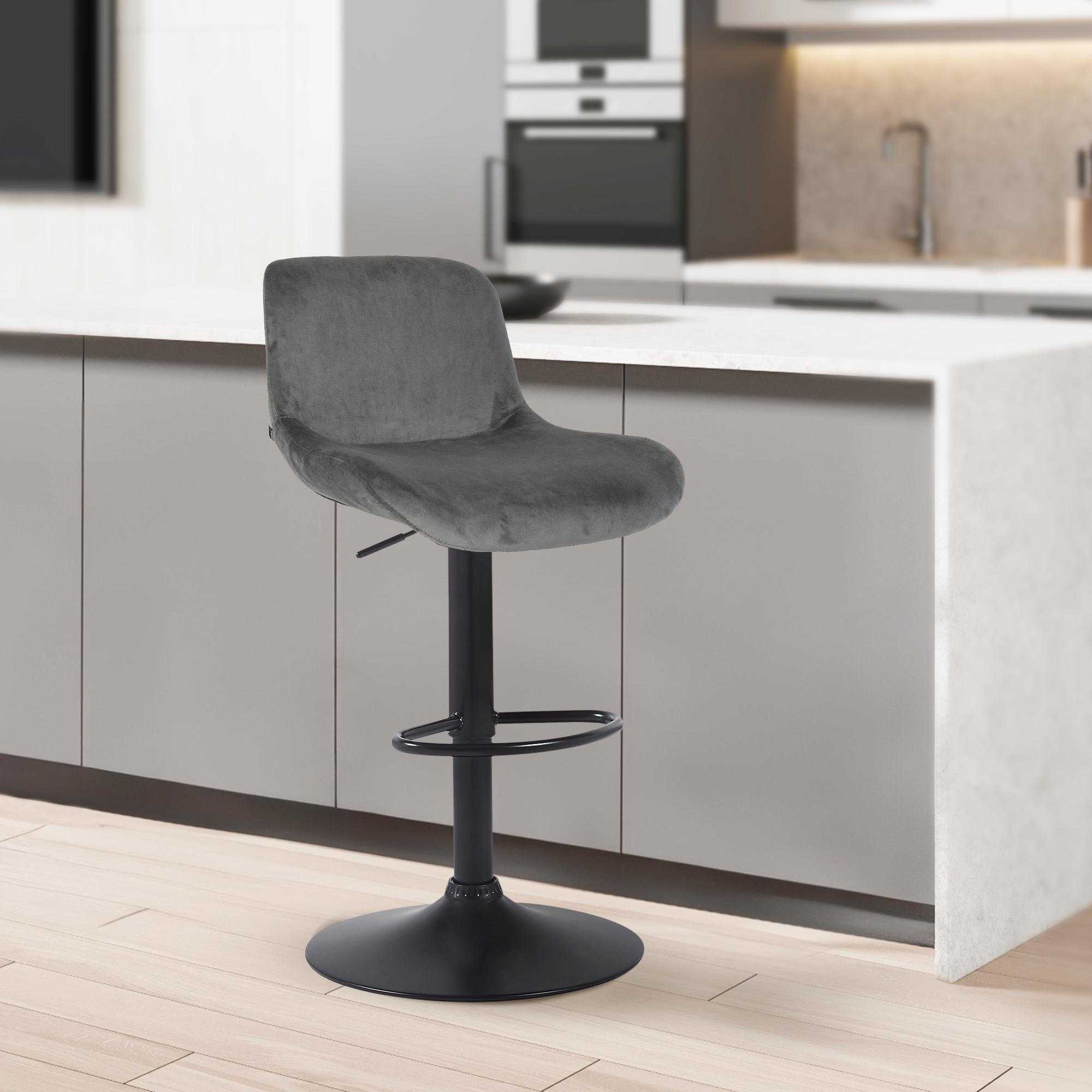 Tabouret de bar Solon noir