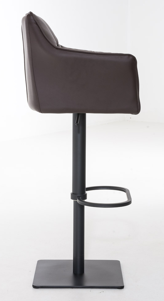 Lot de 2 tabourets de bar Damaso en similicuir