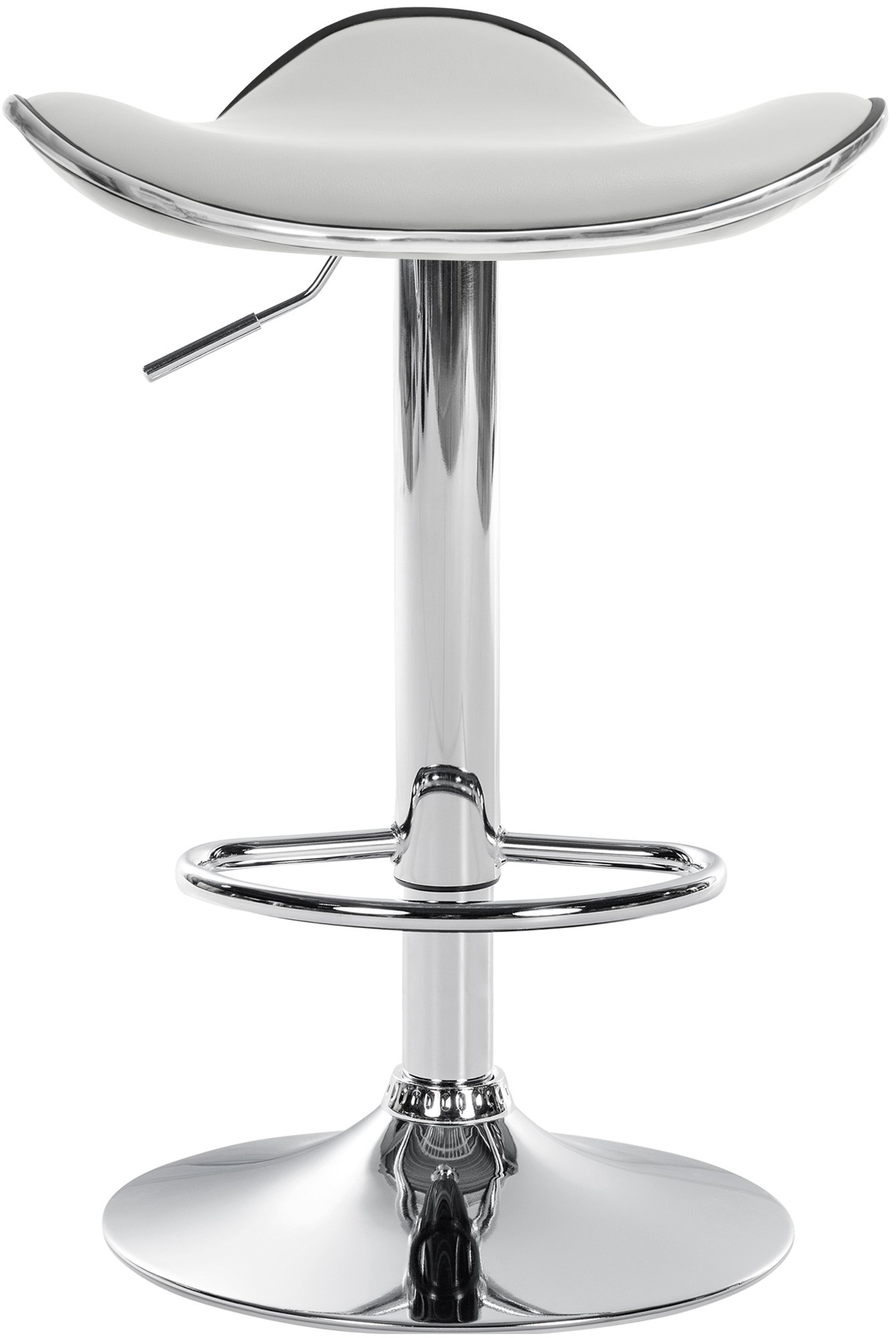 Tabouret de bar Shanghai similicuir avec pied en métal