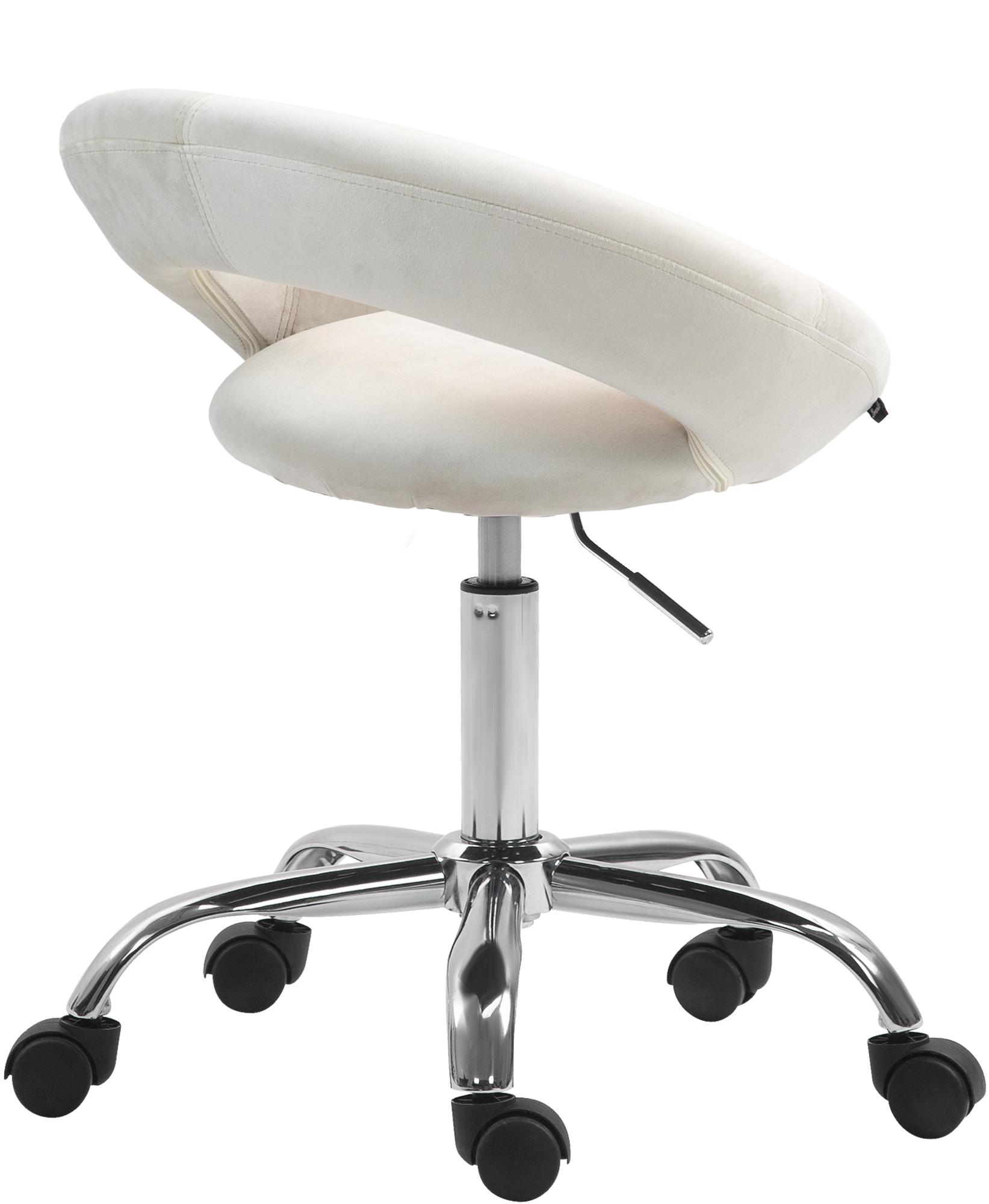 Tabouret de travail Olinda velours