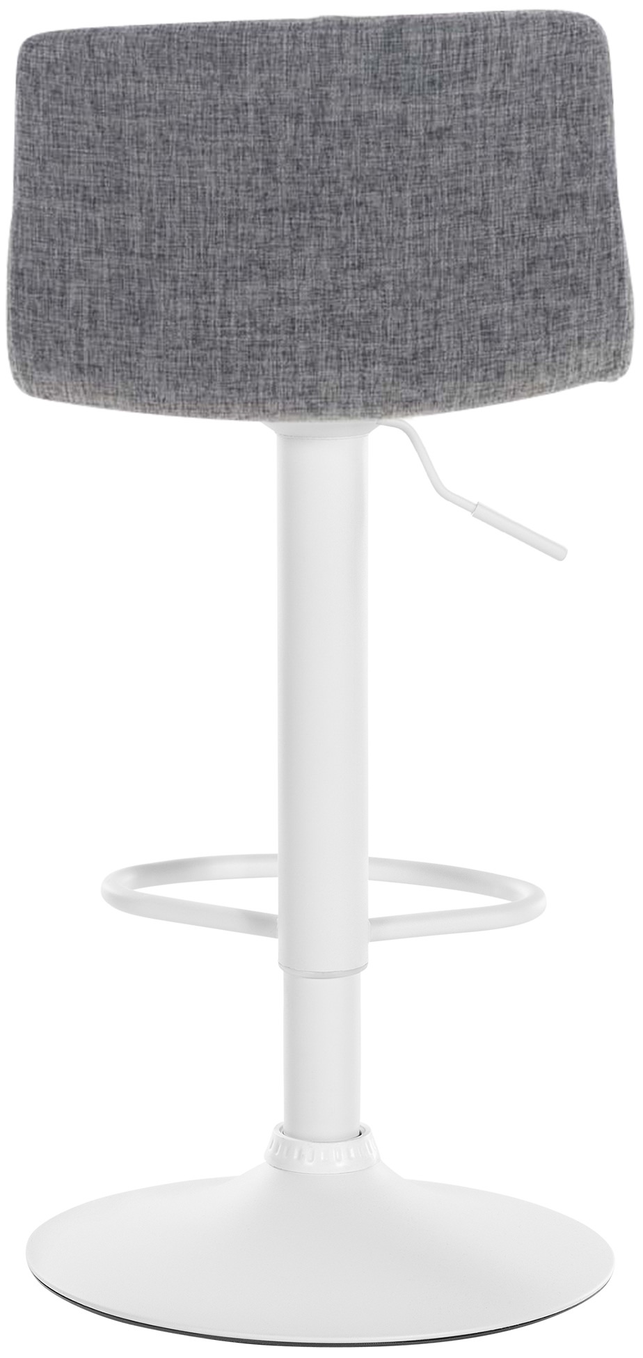 Tabouret de bar Hover Assise en Tissu Piètement Métal chromé