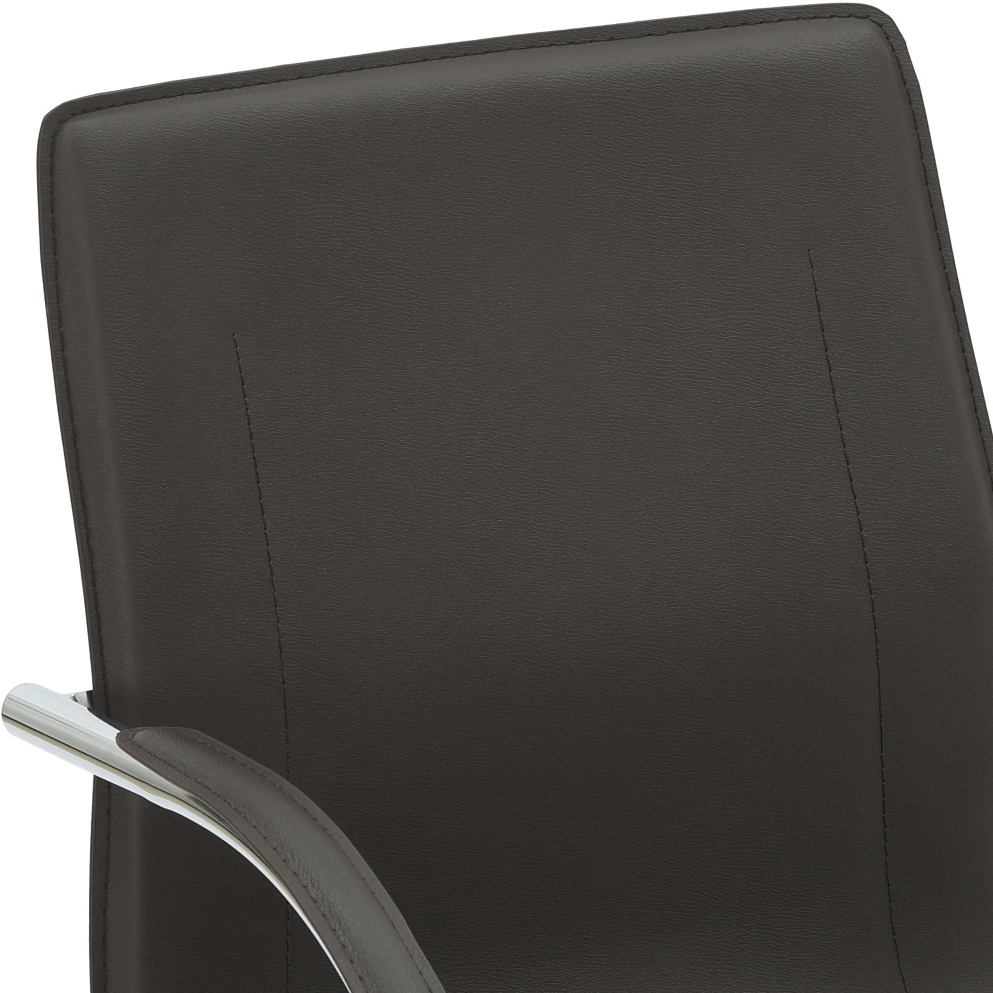 Chaise cantilever Noeleen en simili cuir