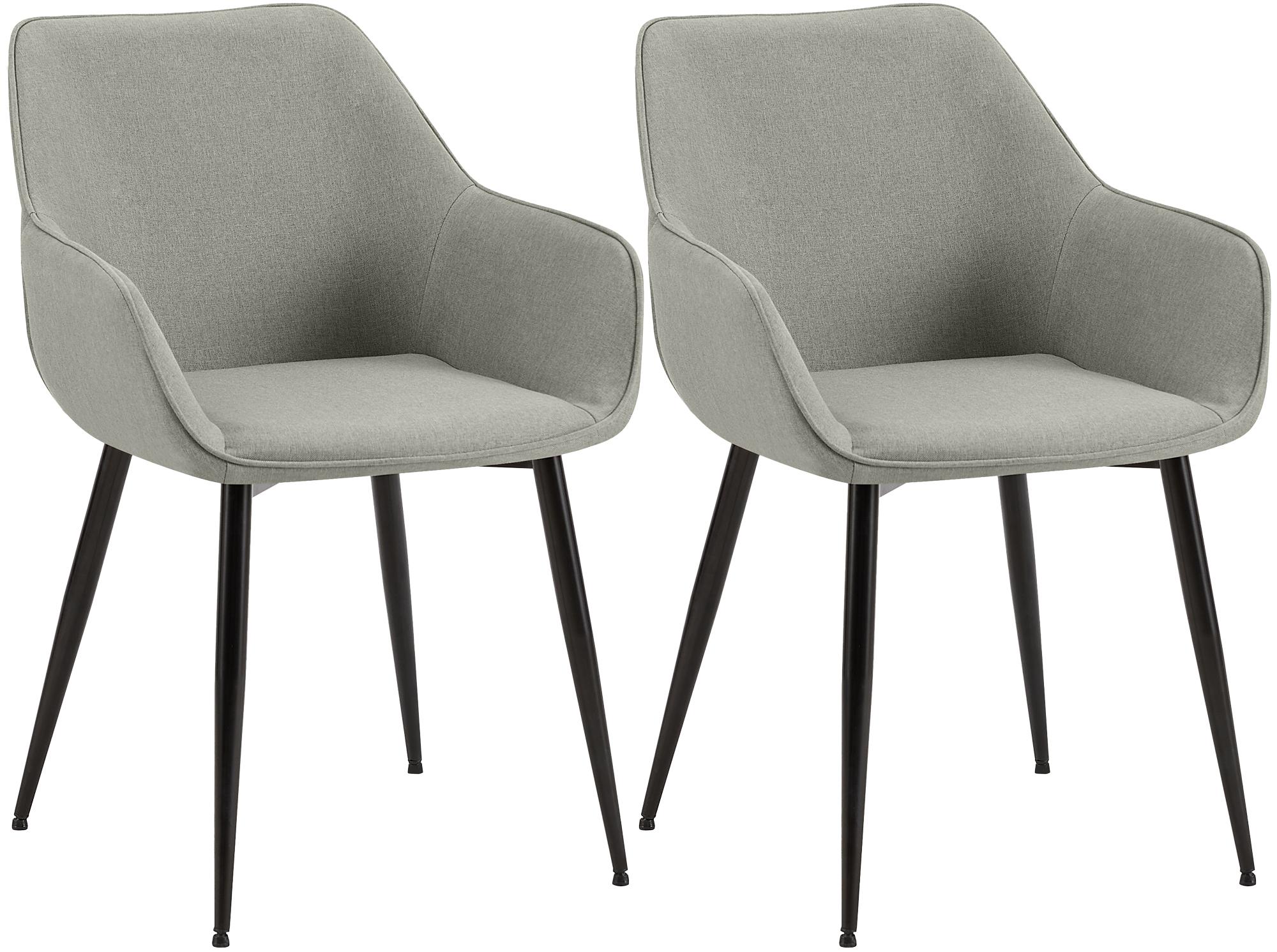 Lot de 2 chaises de salle à manger Luena